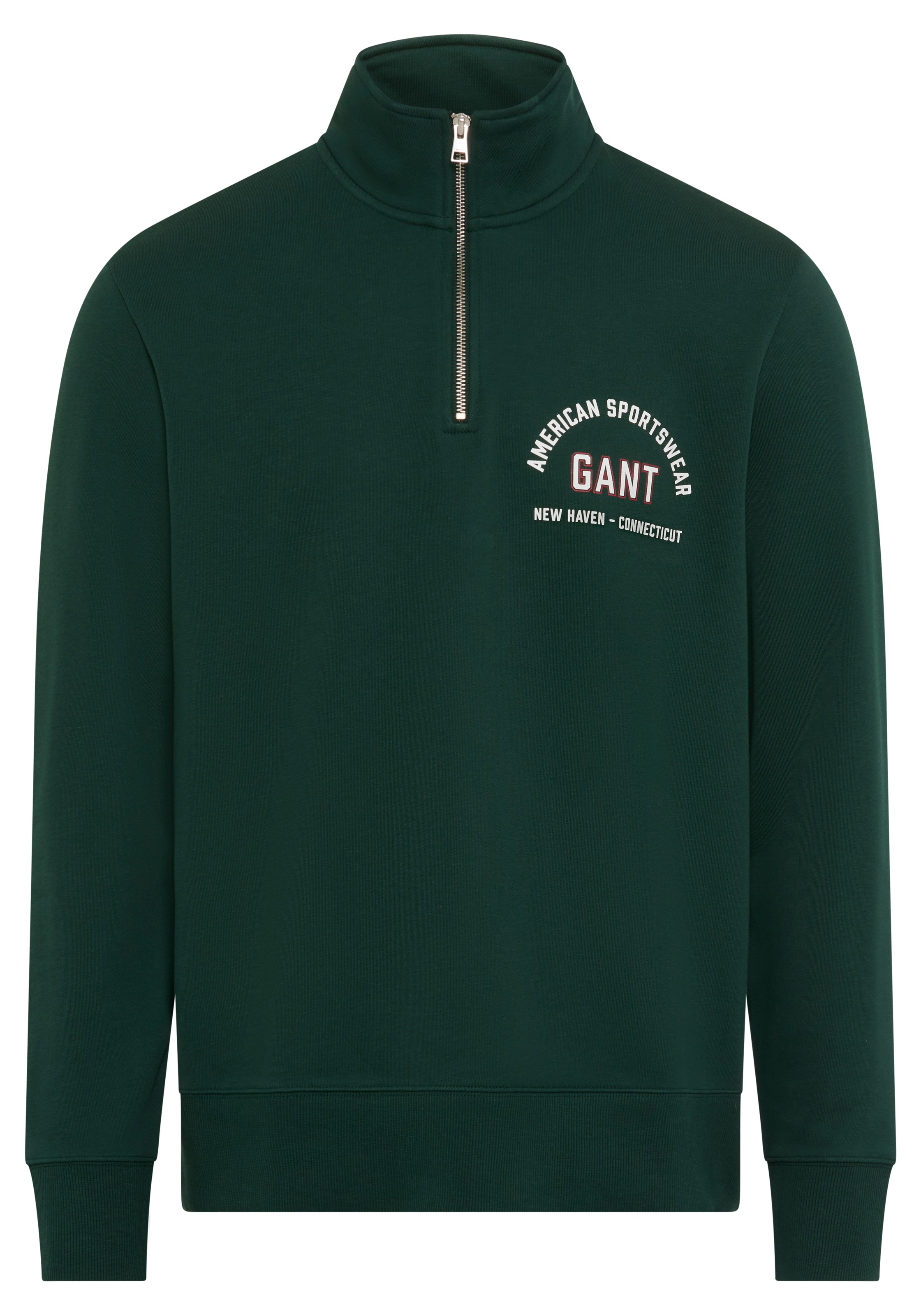 Gant Sweatshirt , Stehkragen mit Reissverschluss
