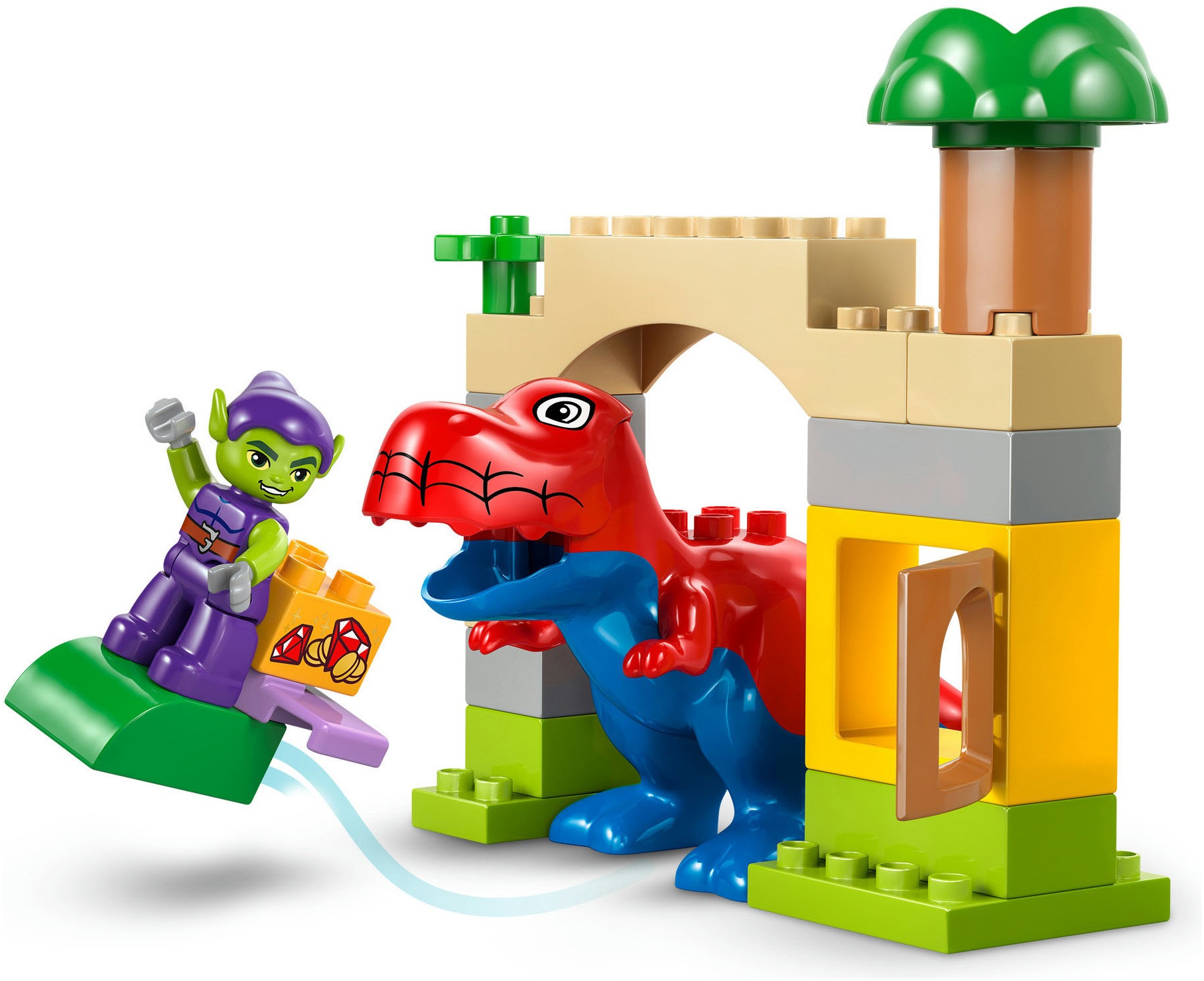 LEGO® Konstruktionsspielsteine »Spidey-Rex vs. Green Goblin (10463), LEGO DUPLO Disney™«
