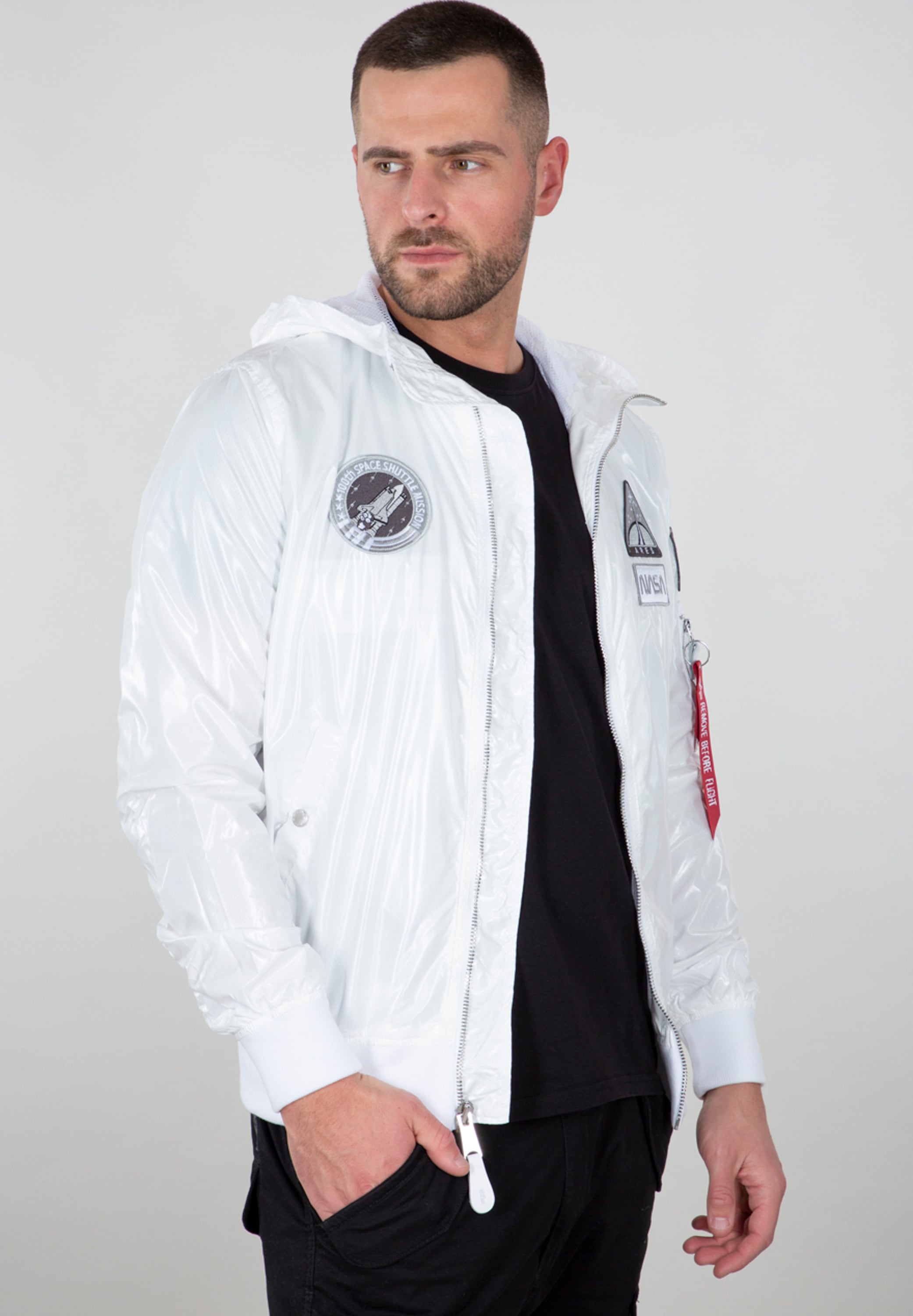 Alpha Industries Bomberjacke »MA-1 LW Hooded NASA«