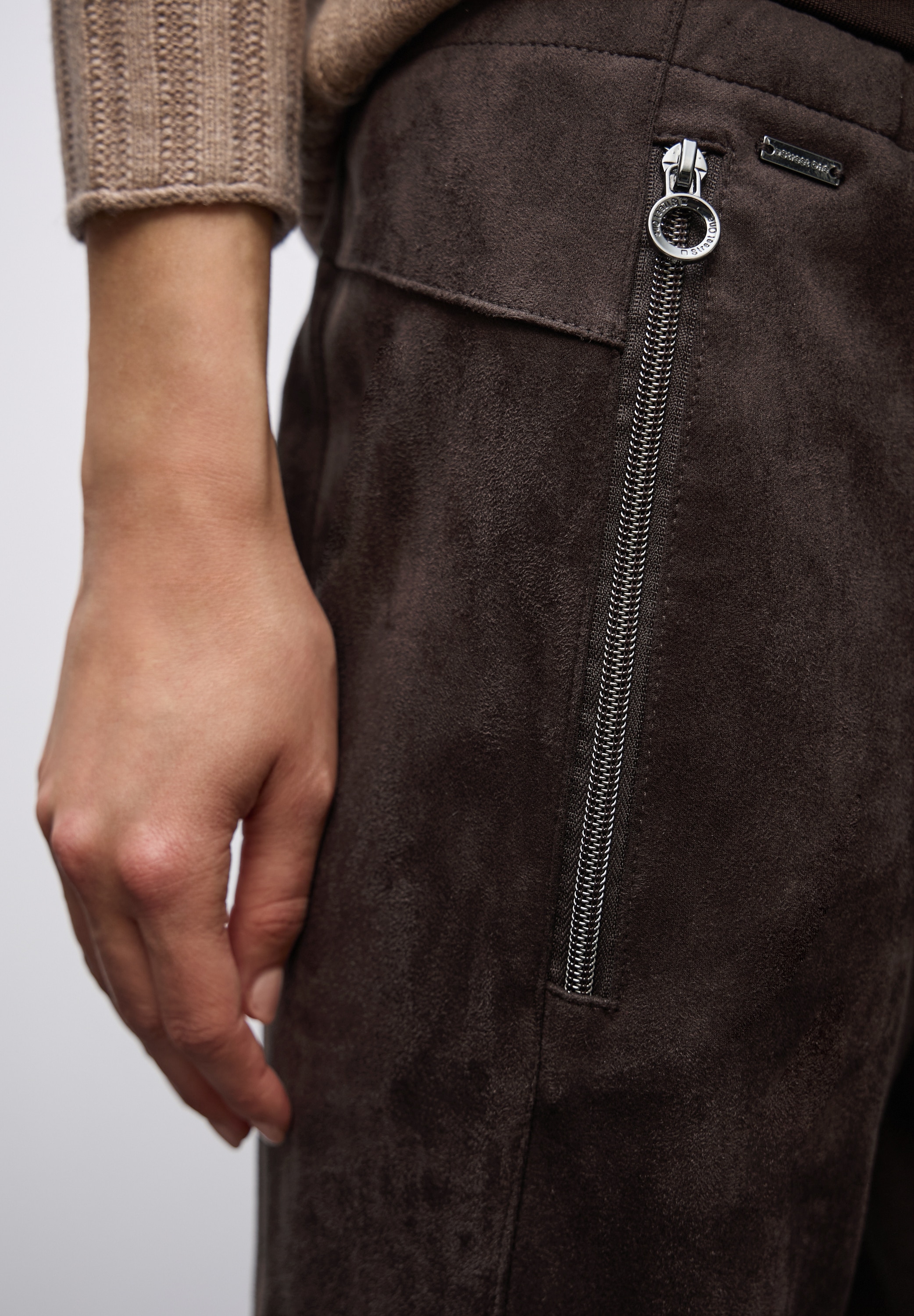 STREET ONE Pantalon 7/8 »Style Bonny«  mit elastischem Bund