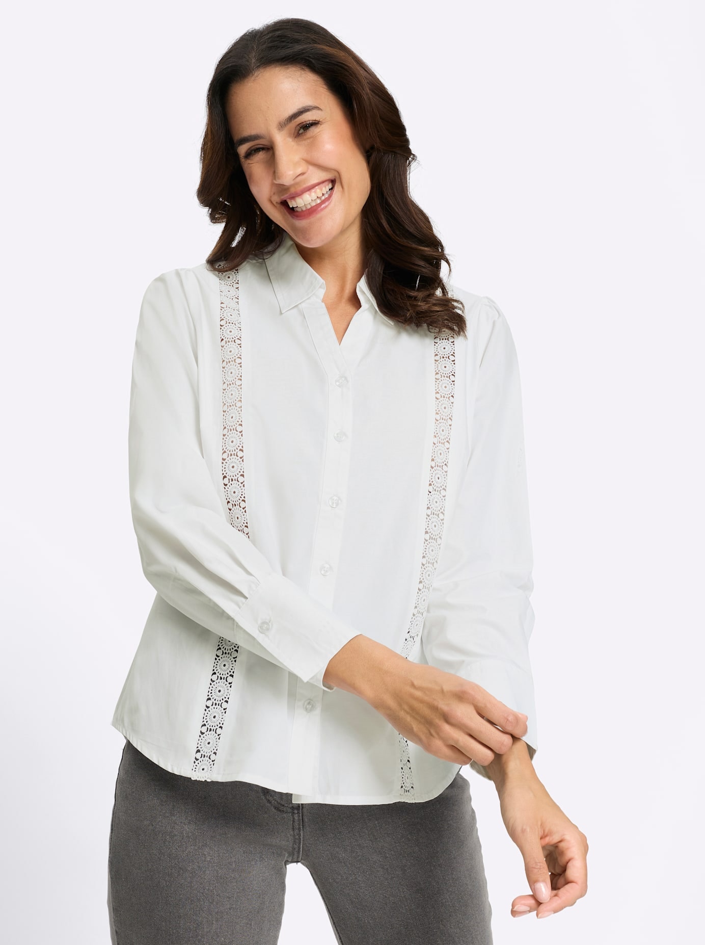 Inspirationen Blouse en dentelle