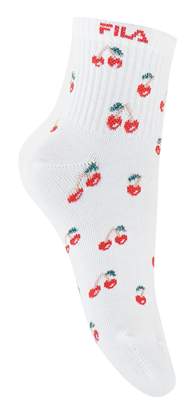 Fila Chaussettes de baskets 6 Paar,  Cotton-Mix, Cherry-Design