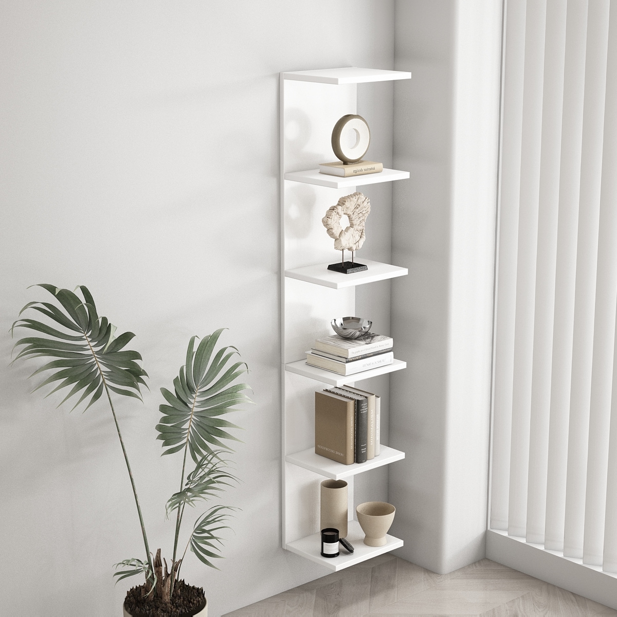 GOODproduct Étagère murale »Moid« dekorativer Stauraum, Wandmontage