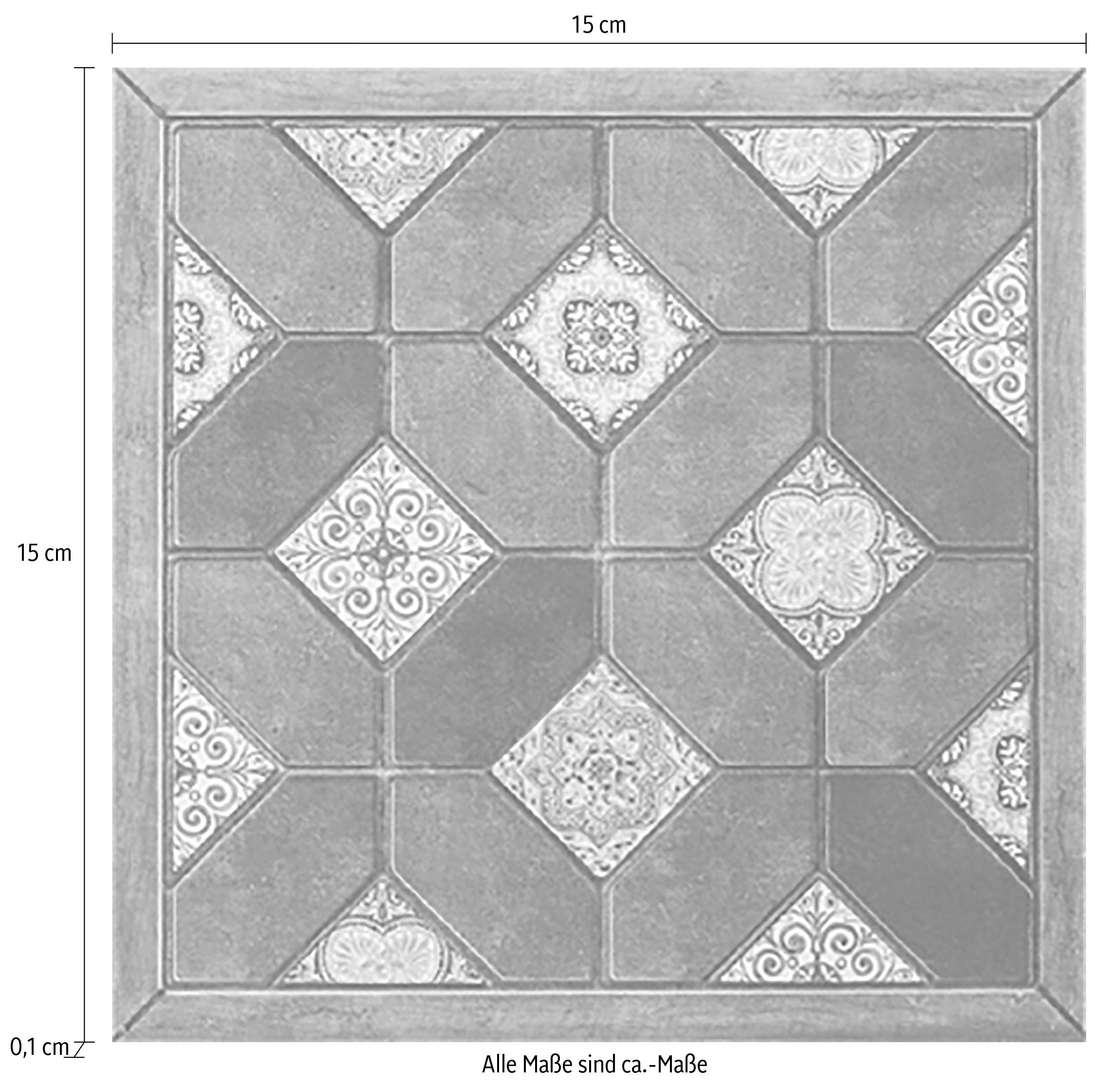 queence Autocollants pour carrelage »Mosaik Muster« Stickerfliesen, selbstklebend, Sticker, 12er Set