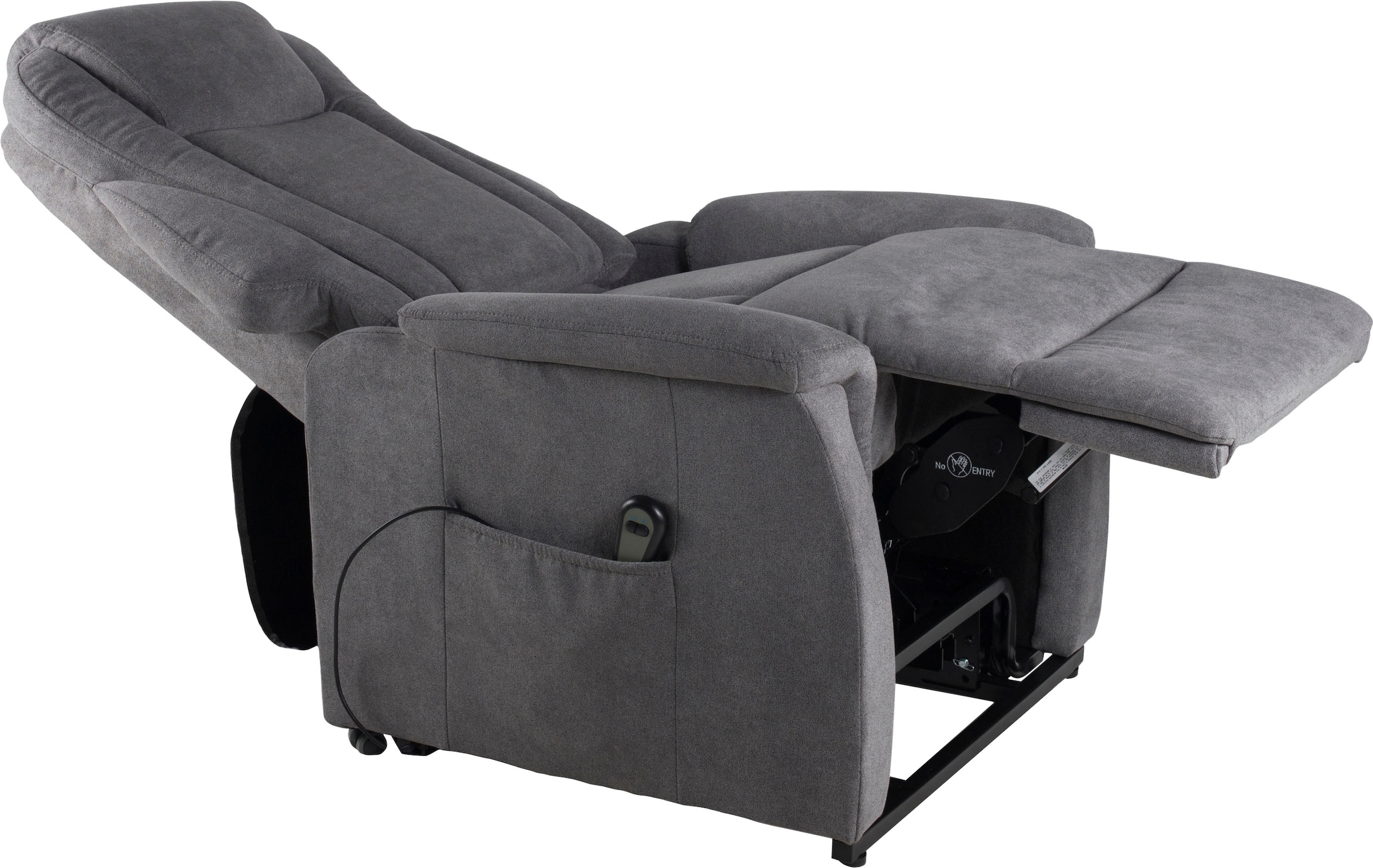 Duo Collection TV-Sessel »Toronto XXL mit elektrischer Aufstehhilfe und Relaxfunktion« bis 150kg belastbar, Taschenfederkern, Stahlwellenunterfederung