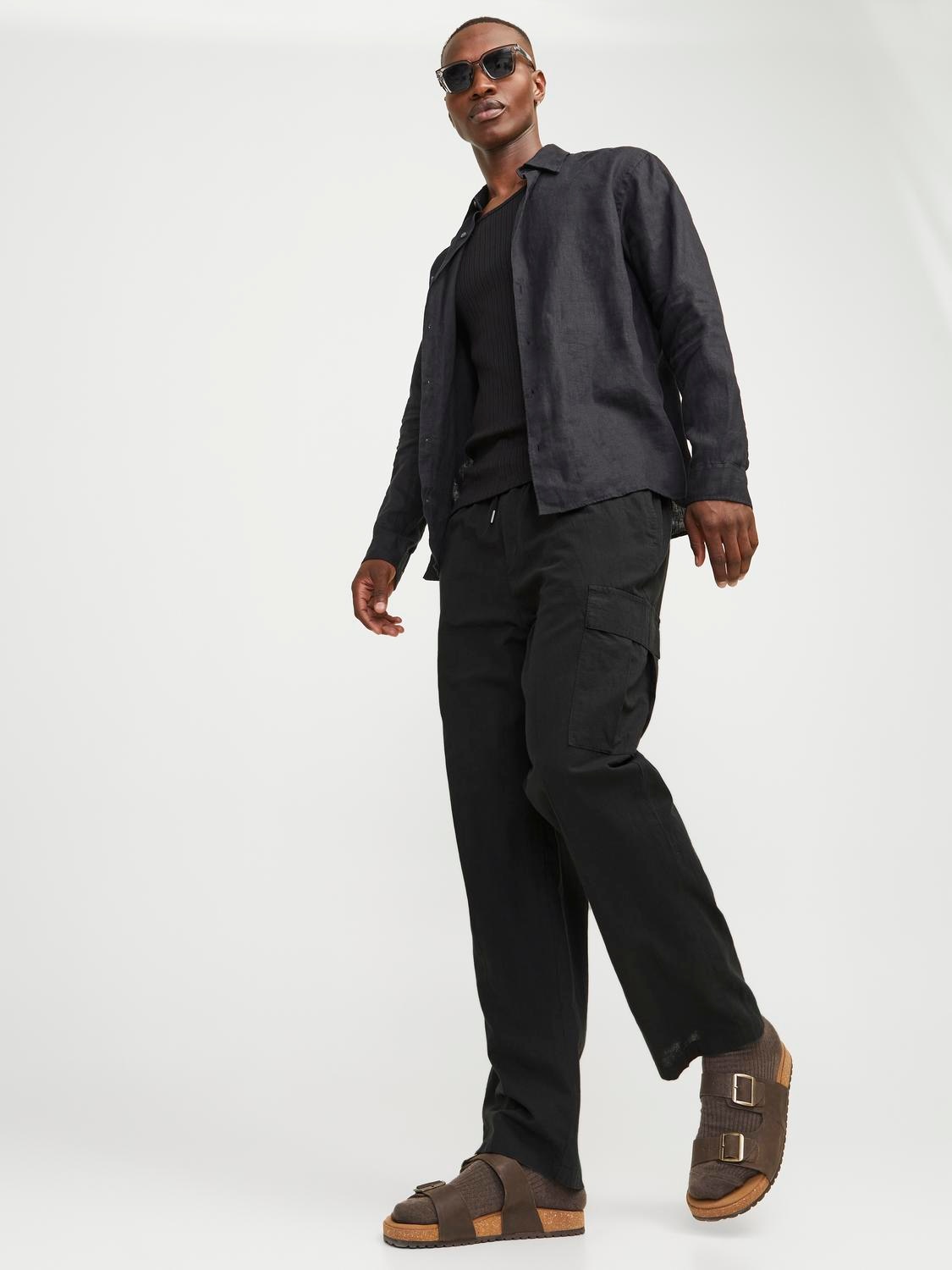 Jack & Jones Pantalon cargo »JPSTKARL SUMMER CARGO SN STYD«  mit Taschen