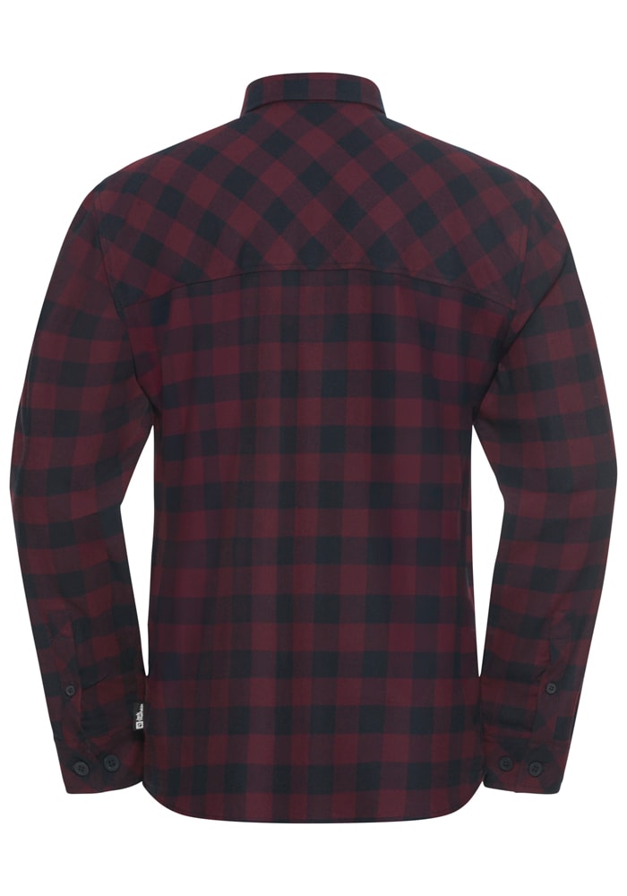 Jack Wolfskin Flanellhemd »LITE FLANNEL SHIRT M« Flanellhemd, weich, atmungsaktiv