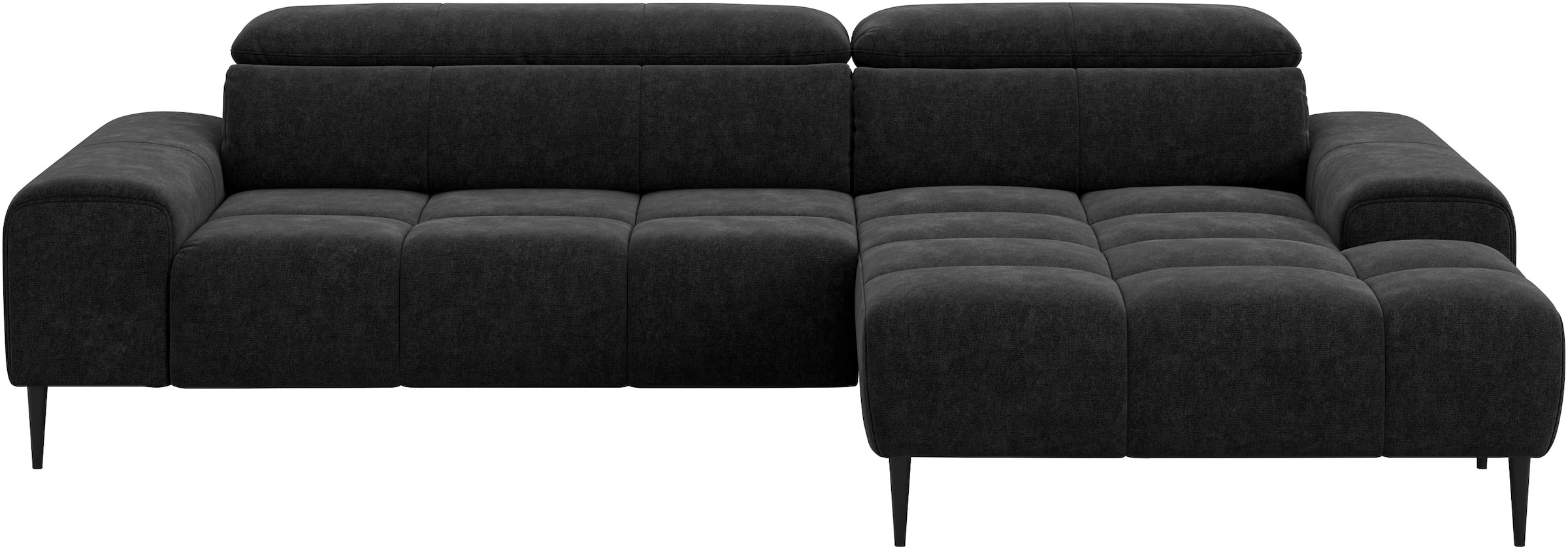 COTTA Canapé d'angle »Theo L-Form, B: 290 cm« mit Kopfteilverstellung, optional Sitztiefenverstellung