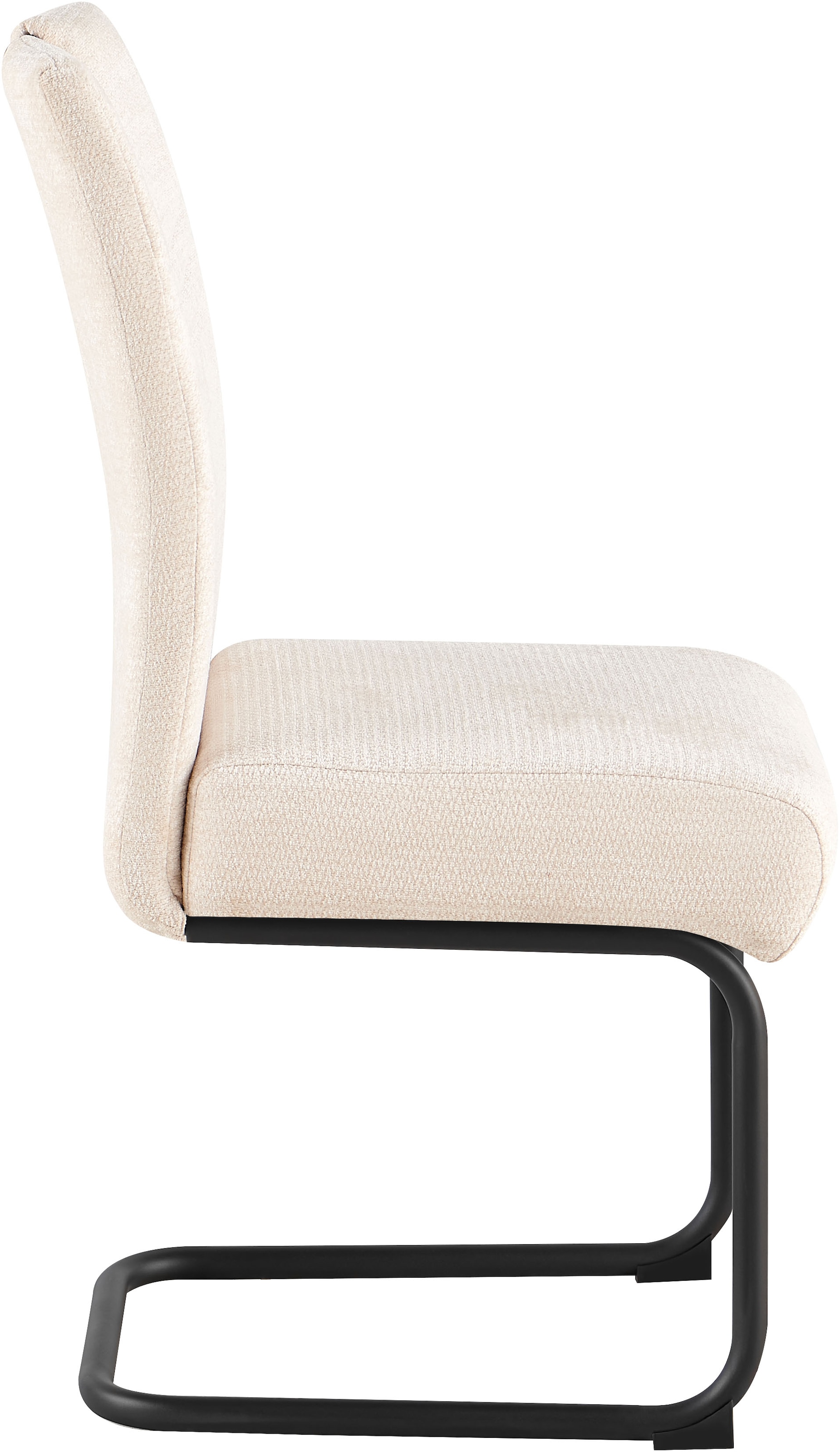 GOODproduct Chaise cantilever »Echo, 2er-Set, Federkern« () 2 cuischaise cantilever confortable avec ressort et poignée, charge maximale 140 kg