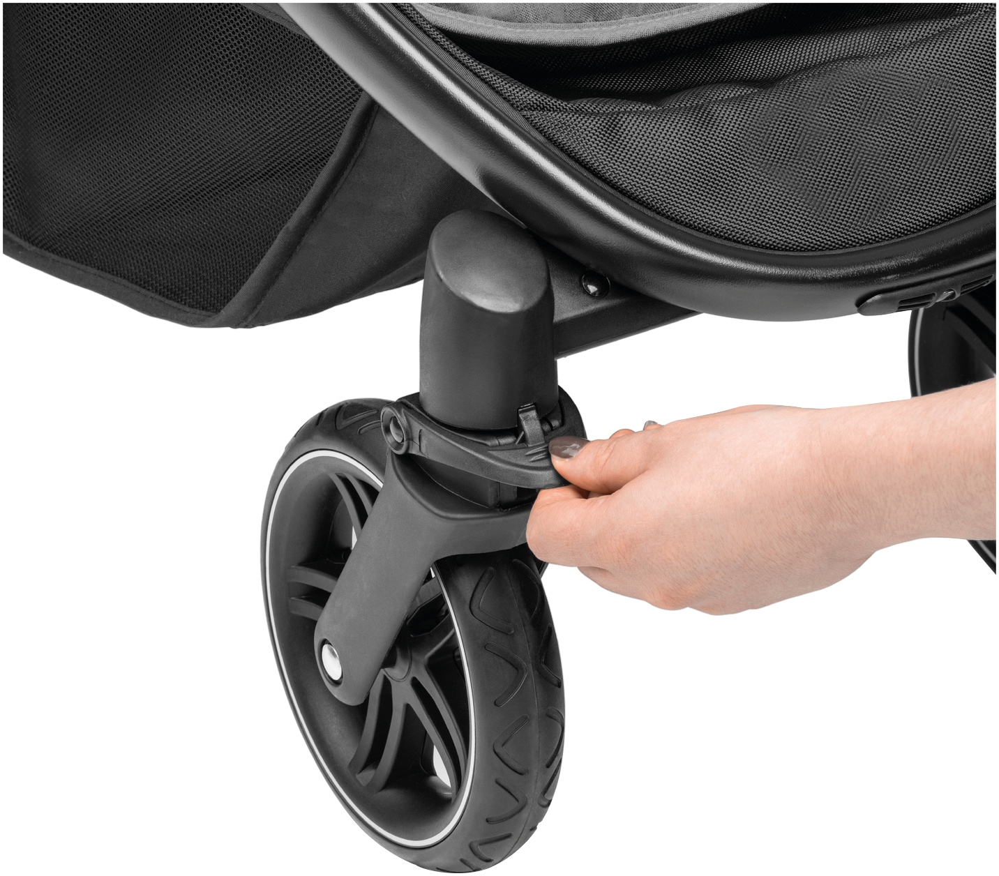 Hauck Poussette pour enfants »Uptown, Black Melange Grey« 22 kilos bis 22 kg belastbar