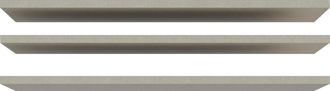 FORTE Tablette de rangement ensemble 3 pièces