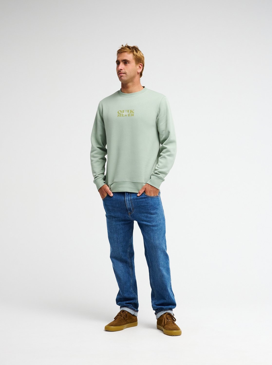 Quiksilver Sweatshirt »TRUE CREW«, aus Baumwolle und Polyester, erhältlich in den Grössen S bis XXL
