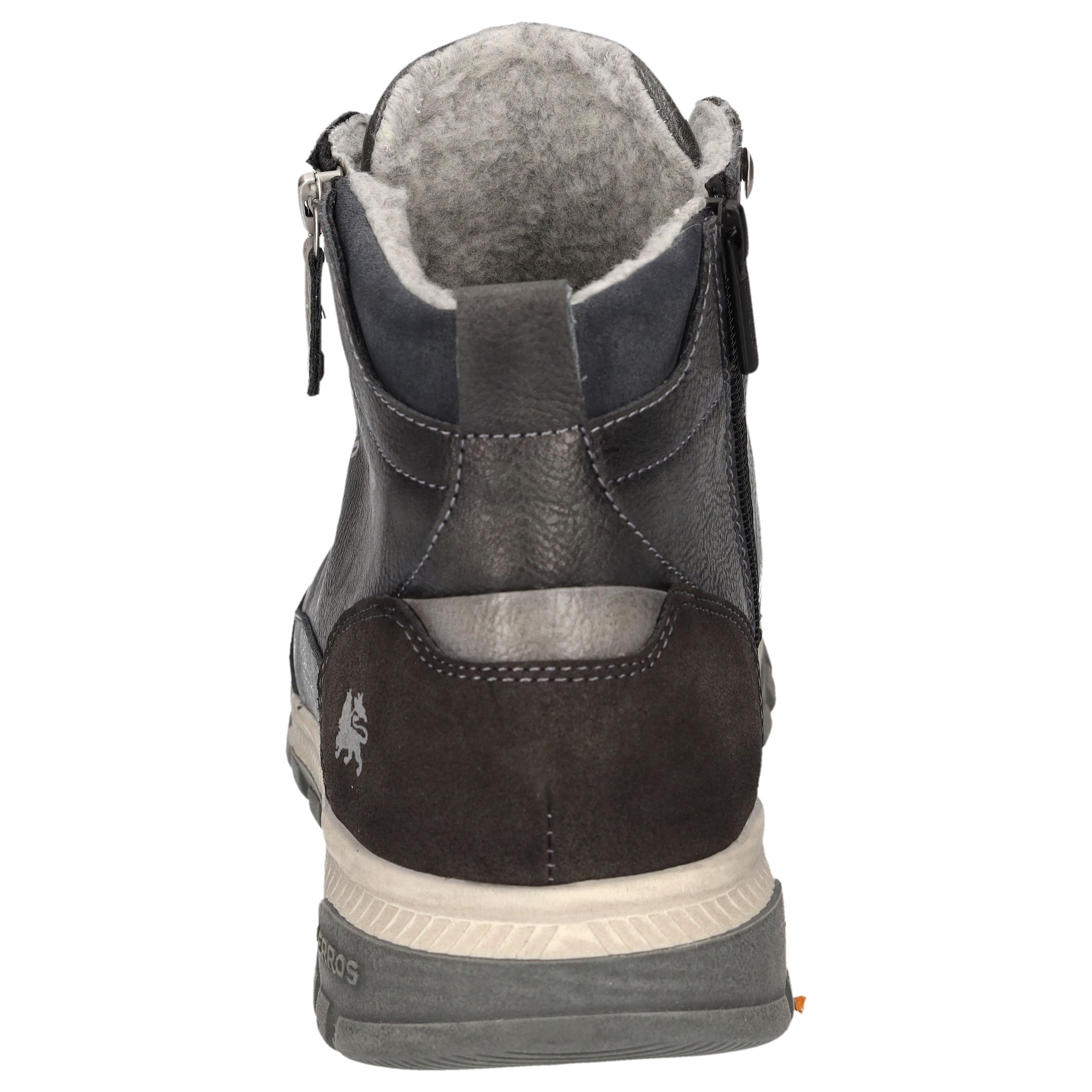 LERROS Bottes d'hiver  Bottes à lacets, bottes outdoor avec fermeture éclair décorative extérieure