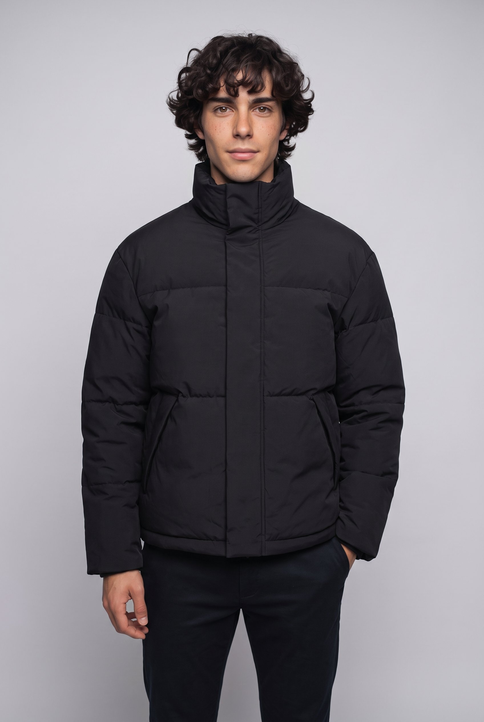 Jack & Jones Steppjacke »JJESOHO PUFFER COLLAR AW26 SN« Kunstfaser, regular fit