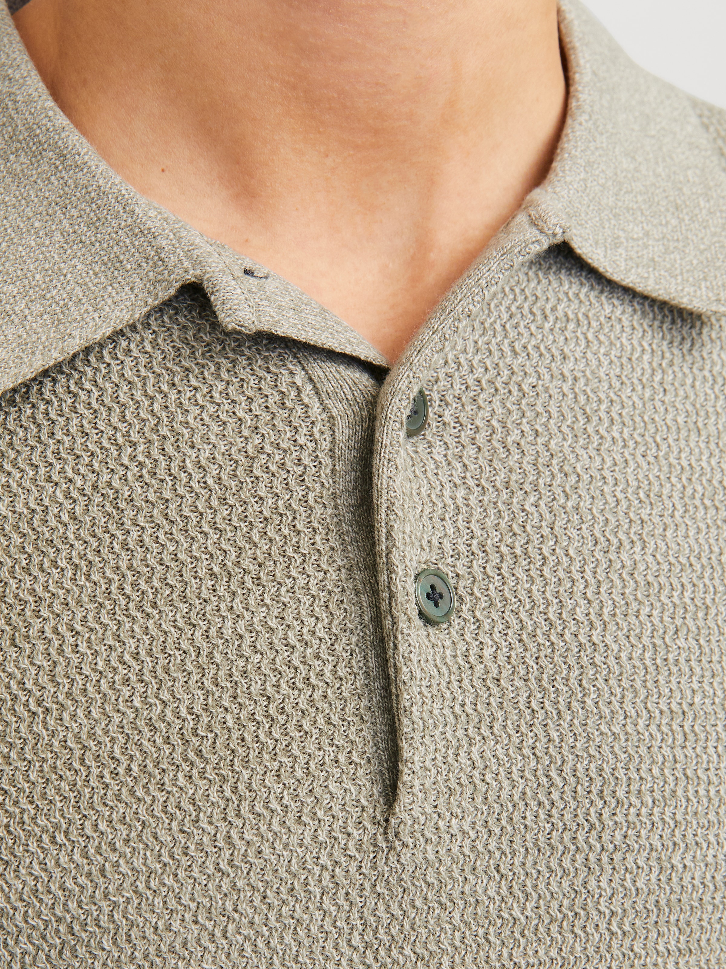 Jack & Jones Polokragenpullover »JPRCCCOOPER KNIT POLO SS SN«