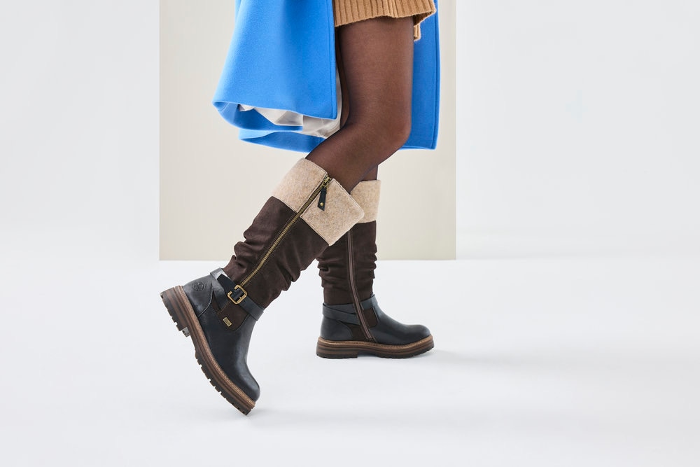 Rieker Bottes d'hiver  Bottes hautes avec membrane riekerTEX déperlante