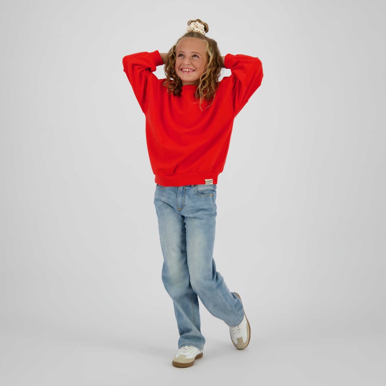 Vingino Jeans large style 5 poches, avec stretch, pour filles