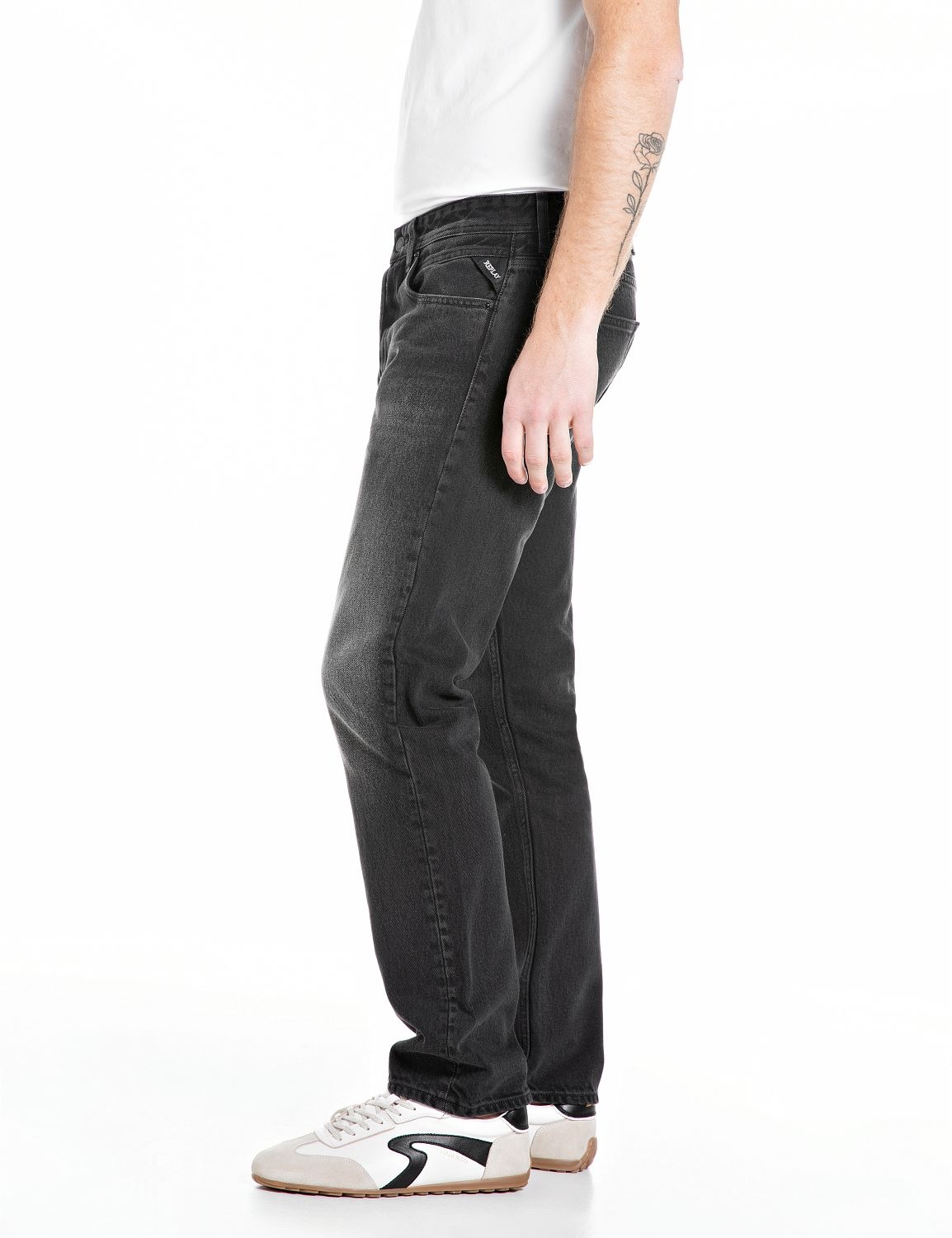 Replay Jeans droit »GROVER« en plusieurs lavages différents, avec stretch