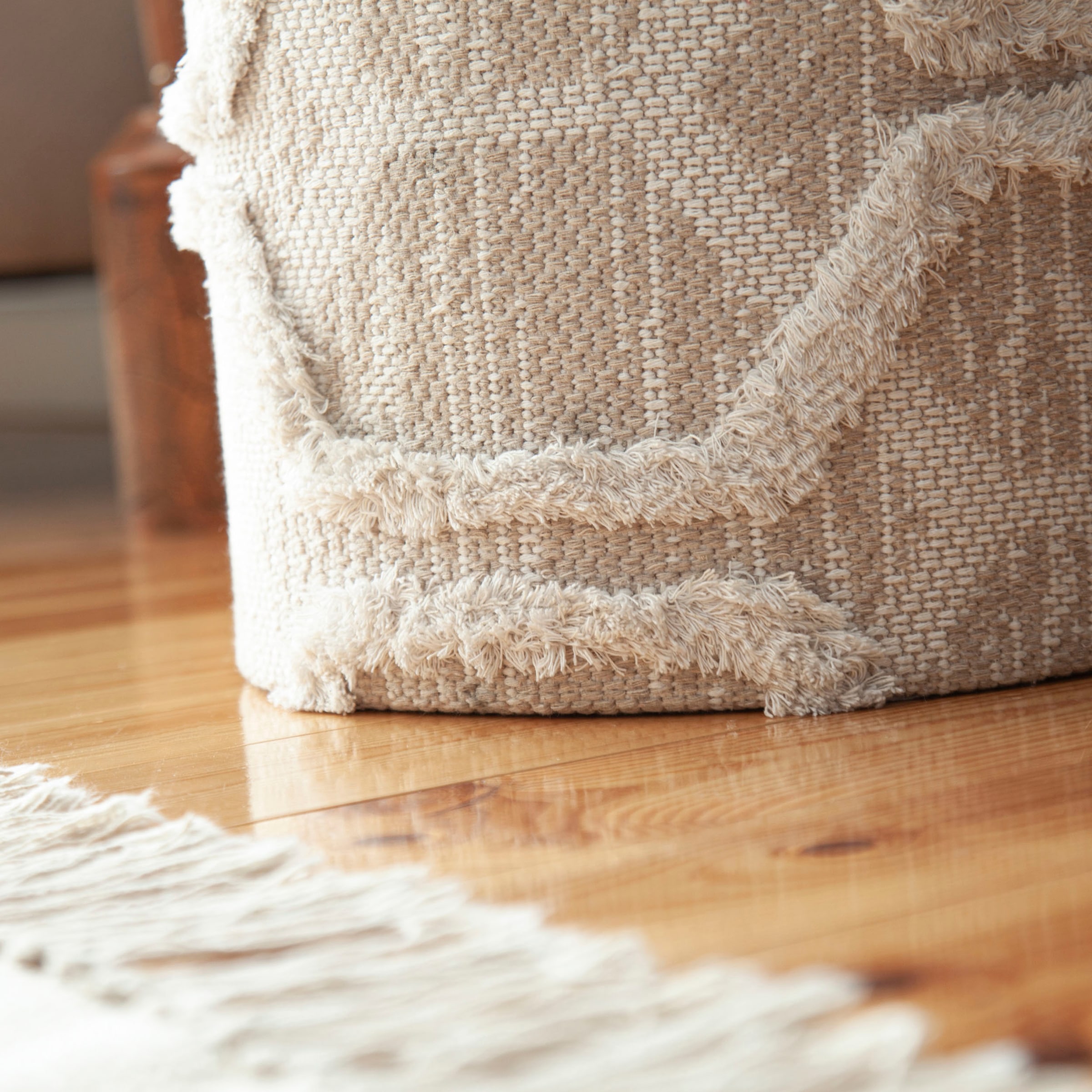 Obsession Pouf »Hocker My Nomad Pouf« 1 cuis tlg. rund, Ø 36 cm, Höhe 50 cm, handgearbeitet, Wohnzimmer & Schlafzimmer