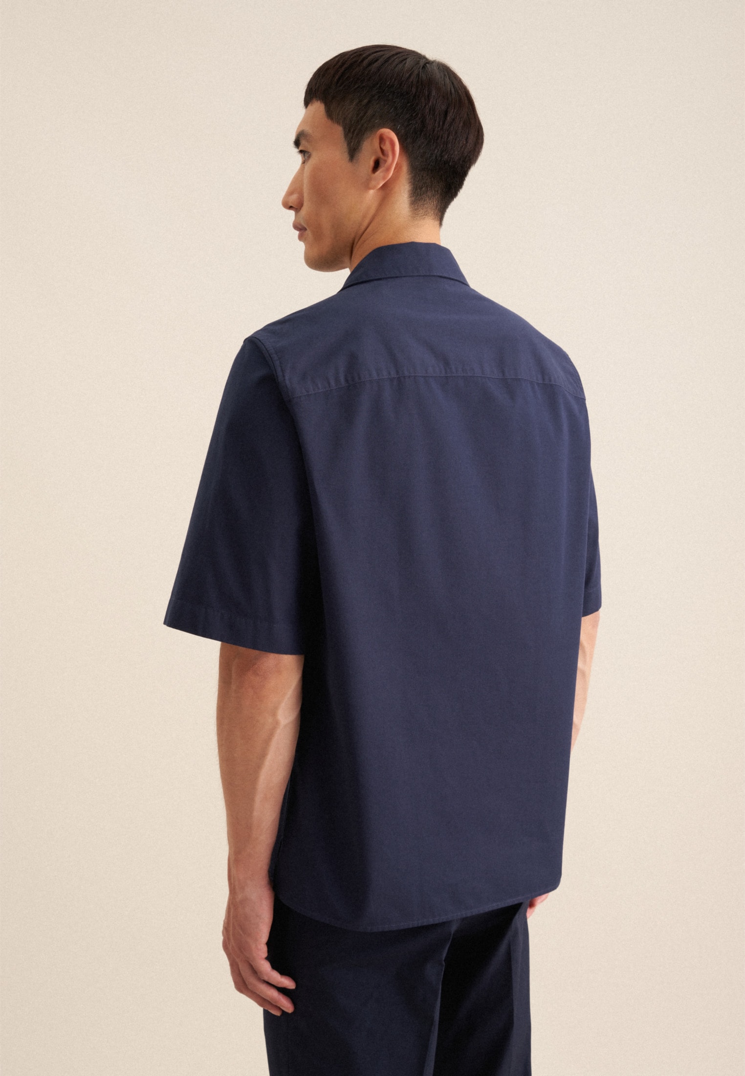 seidensticker Businesshemd »Schwarze Rose« Regular 1/2 Reverskragen Uni