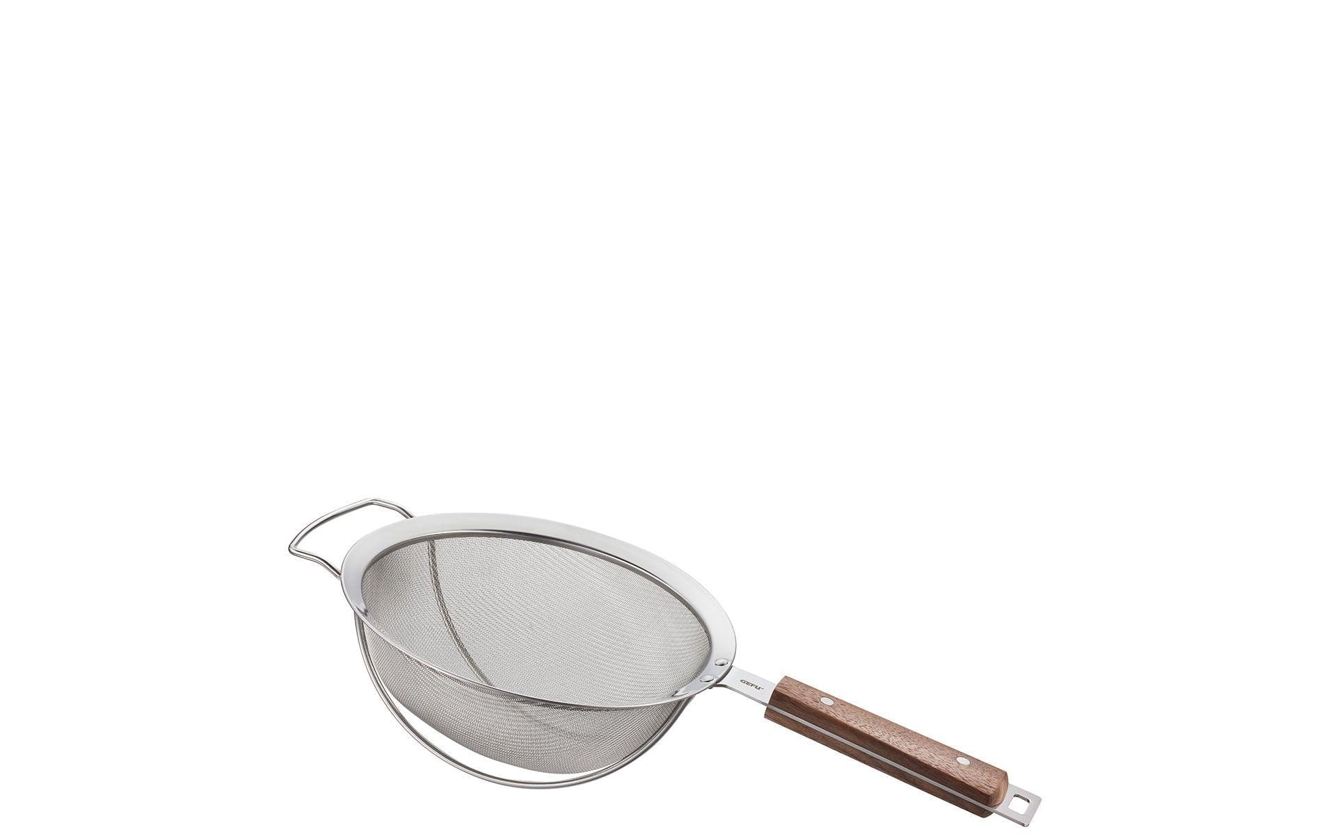GEFU Küchensieb »Abtropfsieb Passo 20 cm, Silber/Braun«