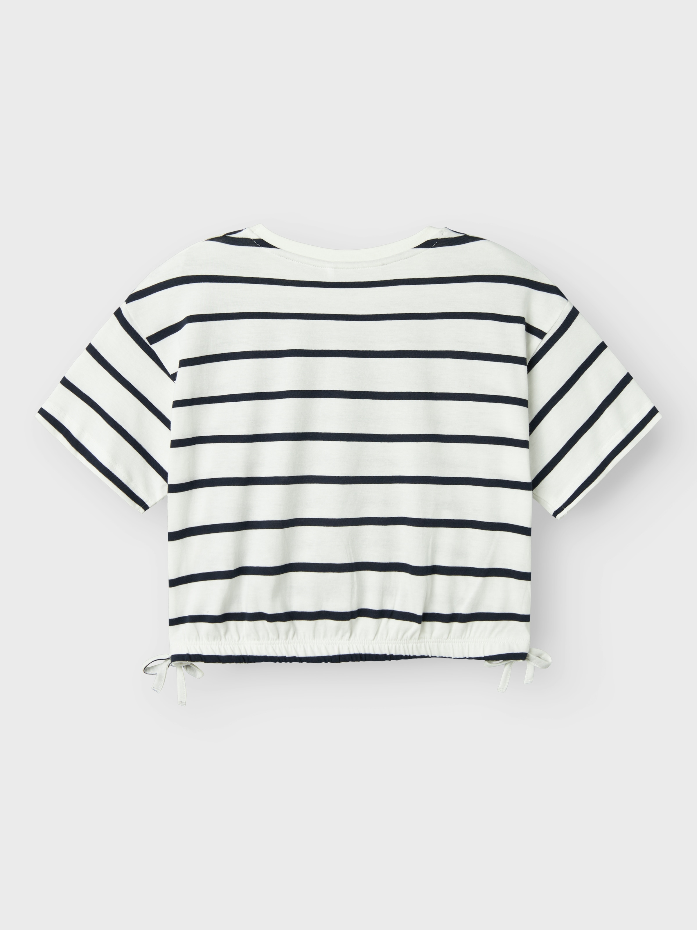 Name It T-Shirt »NKFFUNION SS CROPPED BOXY TOP NOOS« mit Kordelzug in der Taille
