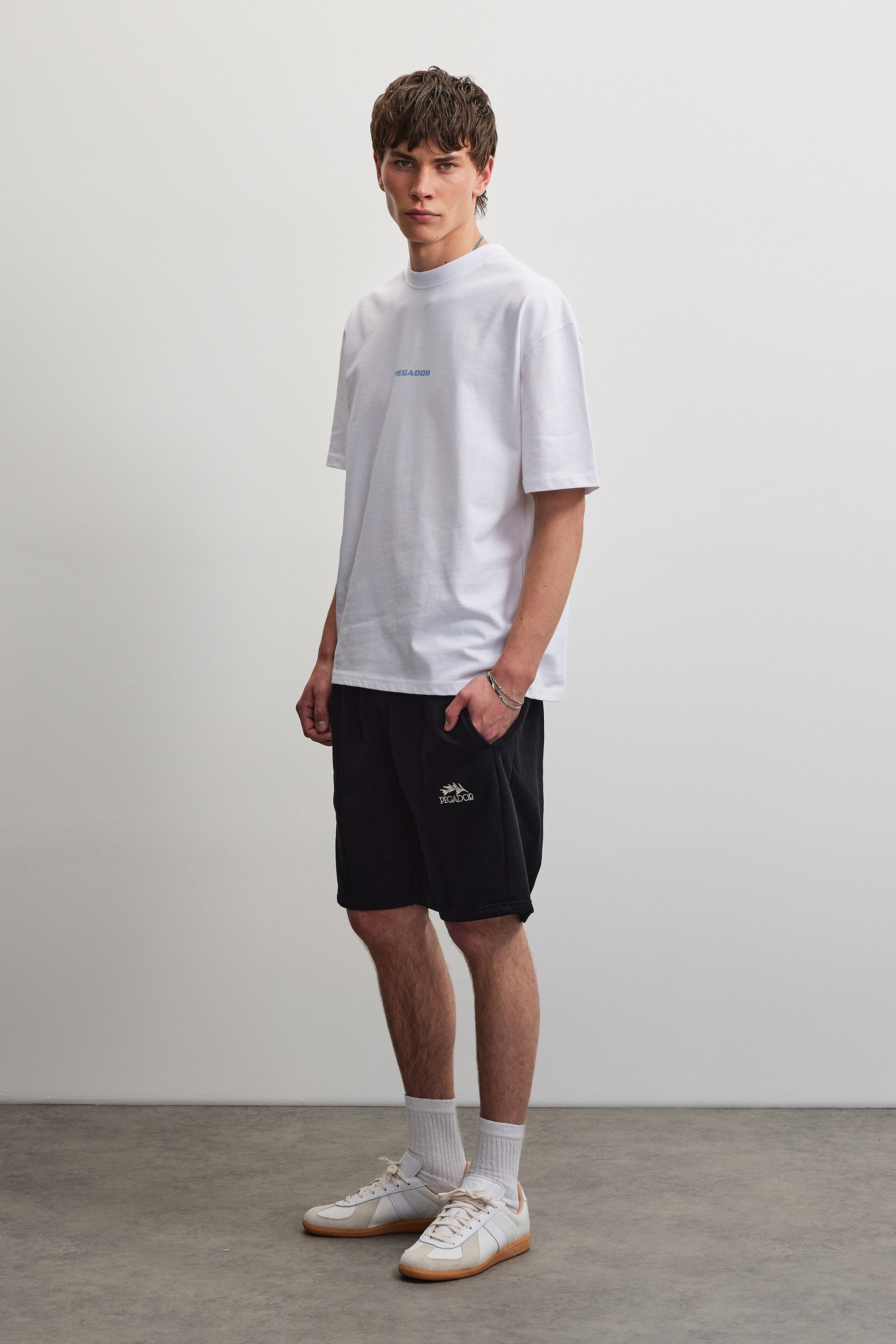 PEGADOR Shirt à col rond »COLNE LOGO OVERSIZED TEE« Baumwolle, oversize