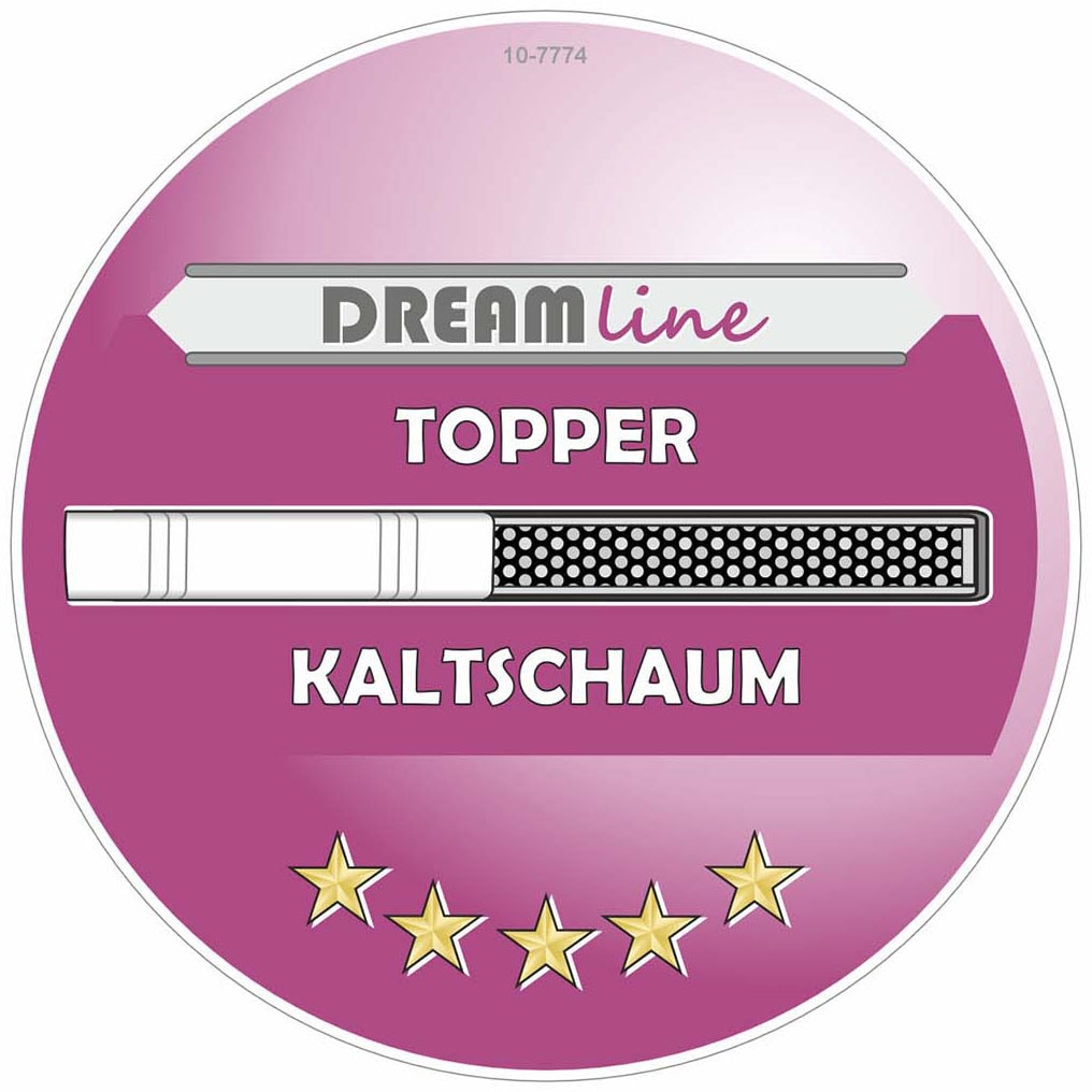 Jockenhöfer Gruppe Lit boxspring »Tilda, wahlweise mit oder ohne Bettkasten« incluant matelas TTFK 7 zones, surmatelas en mousse froide, 180x200cm