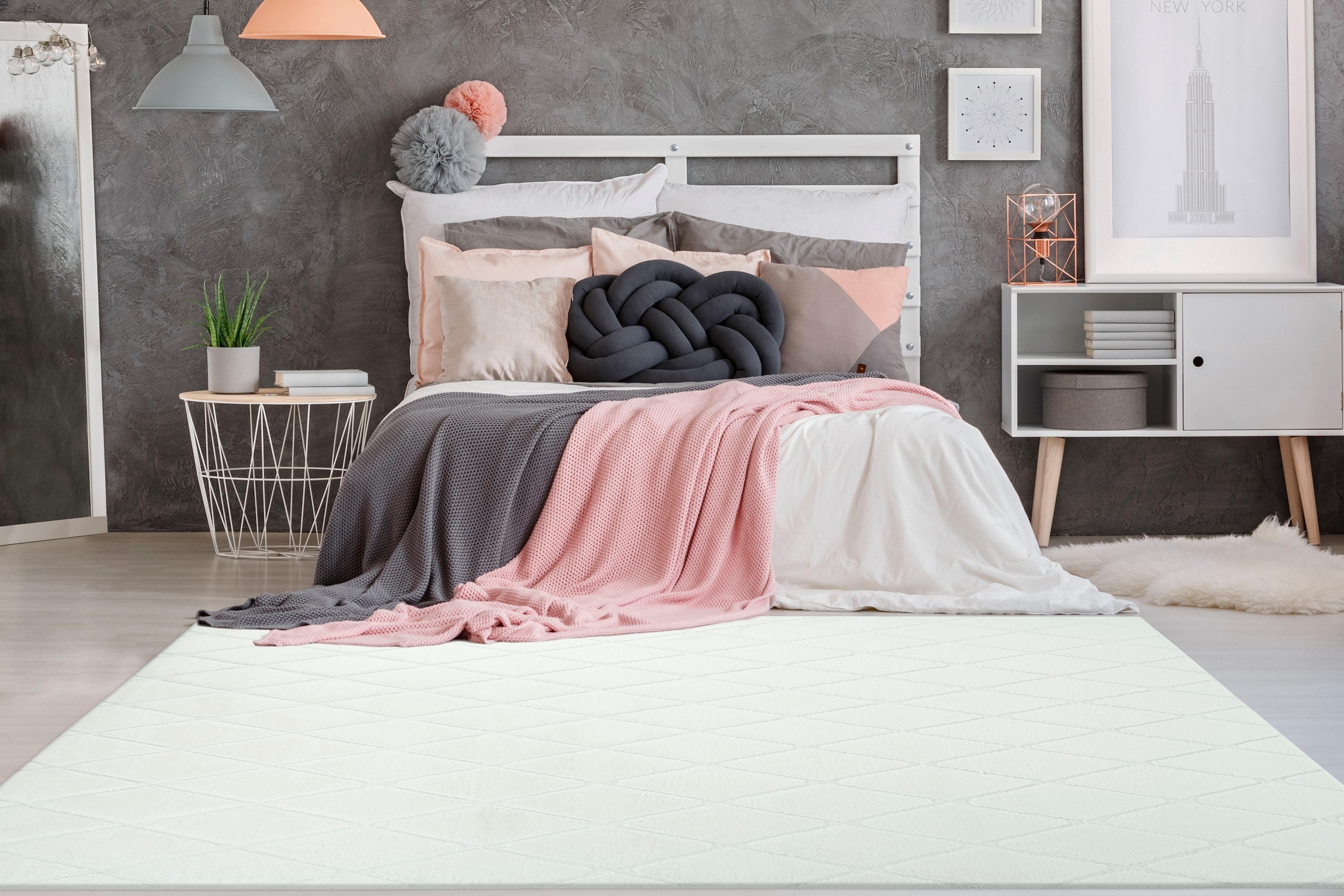 me gusta Tapis »Vivica 200« Rectangulaire 20 mm Höhe besonders weich durch Microfaser, Wohnzimmer