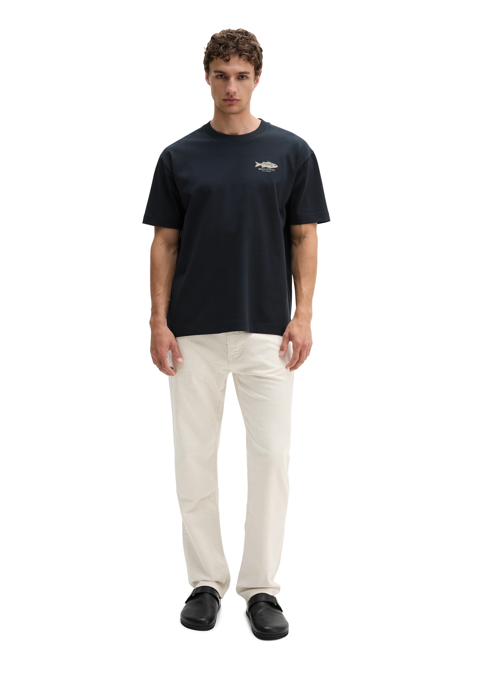 Marc O'Polo T-shirt ample avec imprimé marin dans le dos