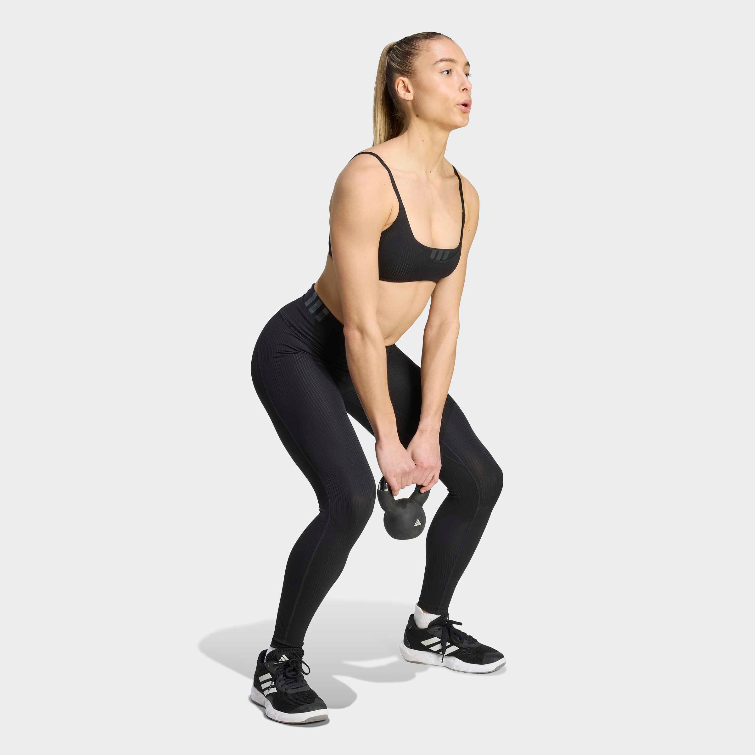 adidas Performance Sport-BH »ALL ME LS RIB B« ohne Bügel, für Fitness und Yoga