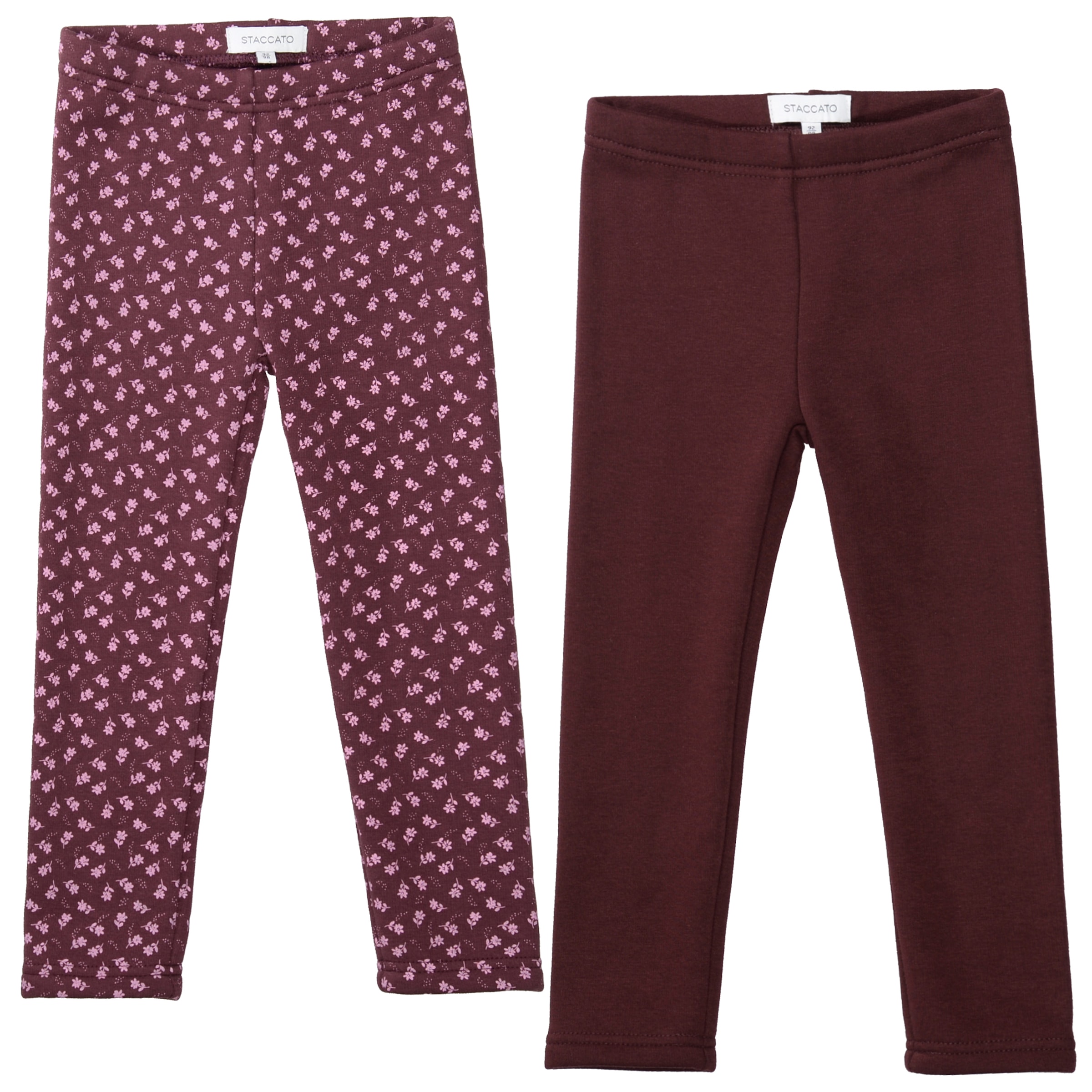 STACCATO Thermoleggings  2er Pack bedruckt und unifarben / Winter-Leggins für Girls
