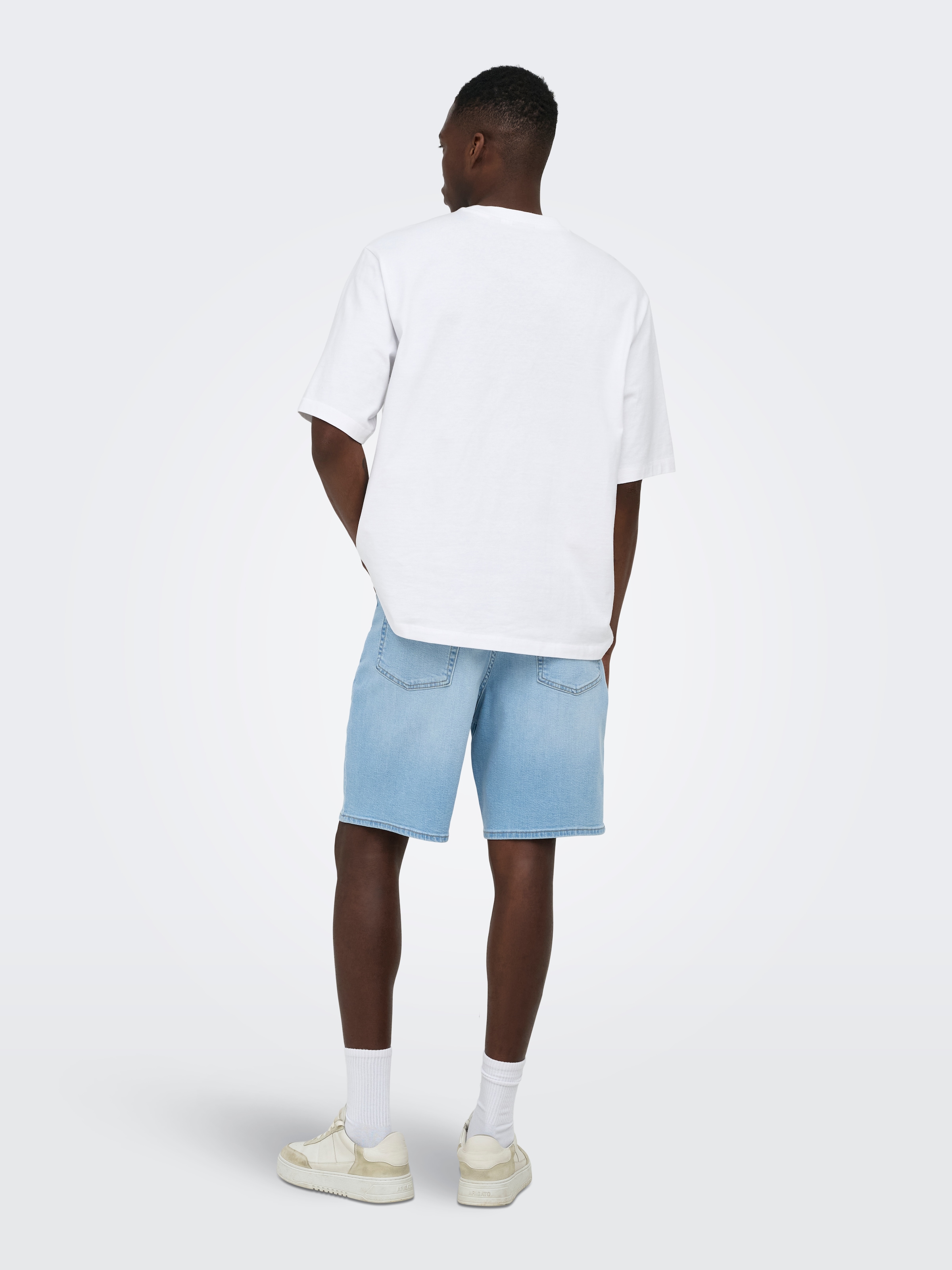 ONLY & SONS Shorts »ONSFADE STRETCH SHORTS BOX CRO DNM OTL«