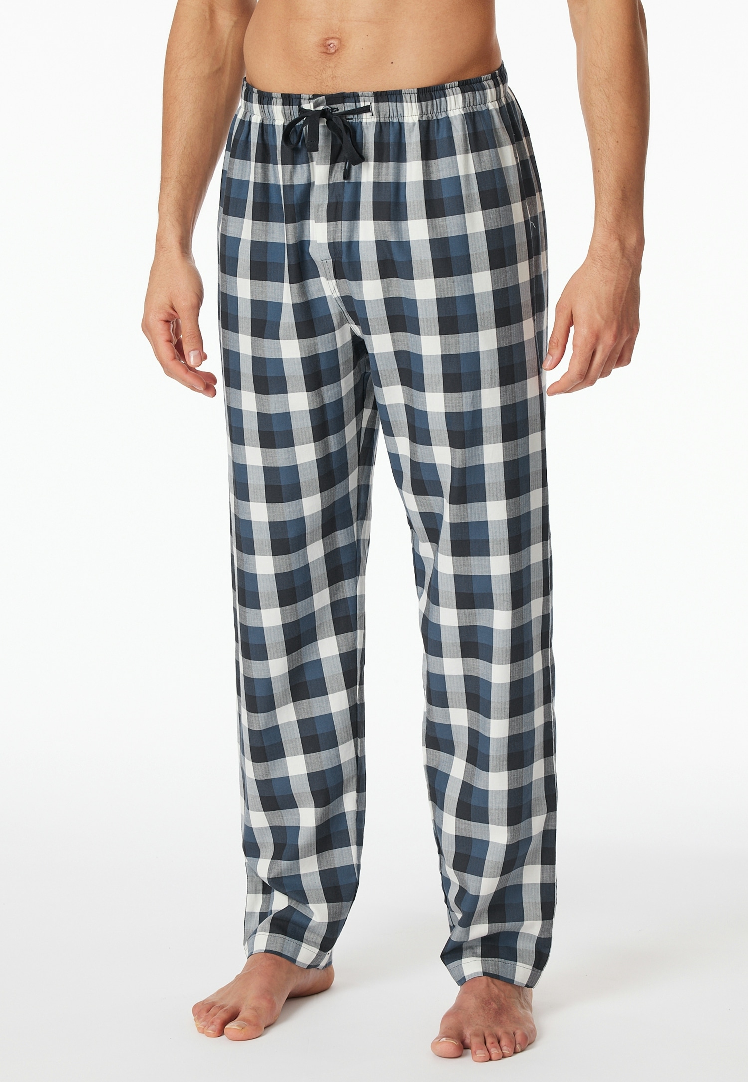 Schiesser Pyjamahose »Mix + Relax«  funktionale Knopfleiste, Bindeband, seitliche Taschen