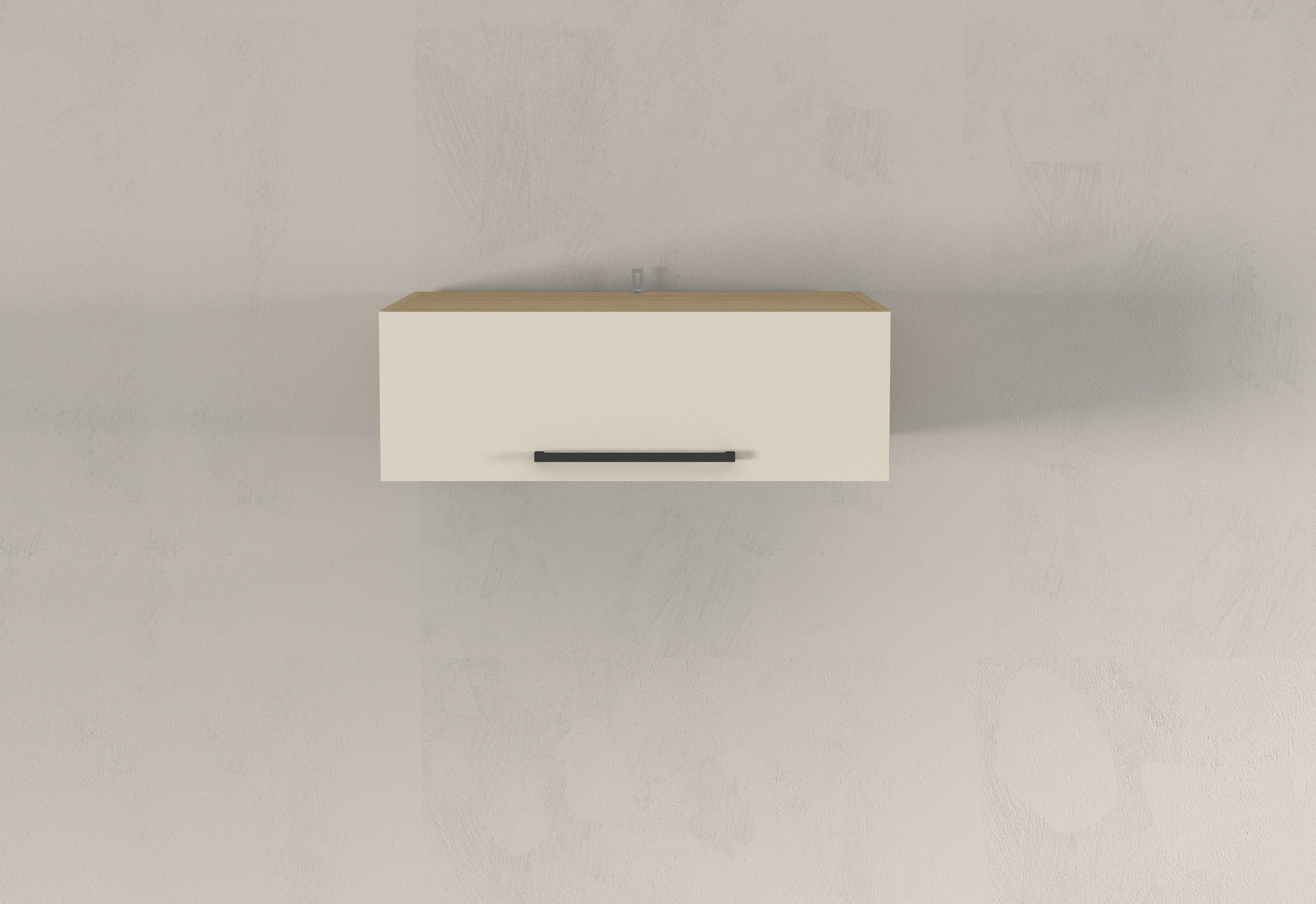 KOCHSTATION Armoire à poser »Luna, Hängeschrank, Küchenhängeschrank, Made in Italy« B/T/H: 60×60×20 cm, zusätzlicher Stauraum über der Arbeitsfläche