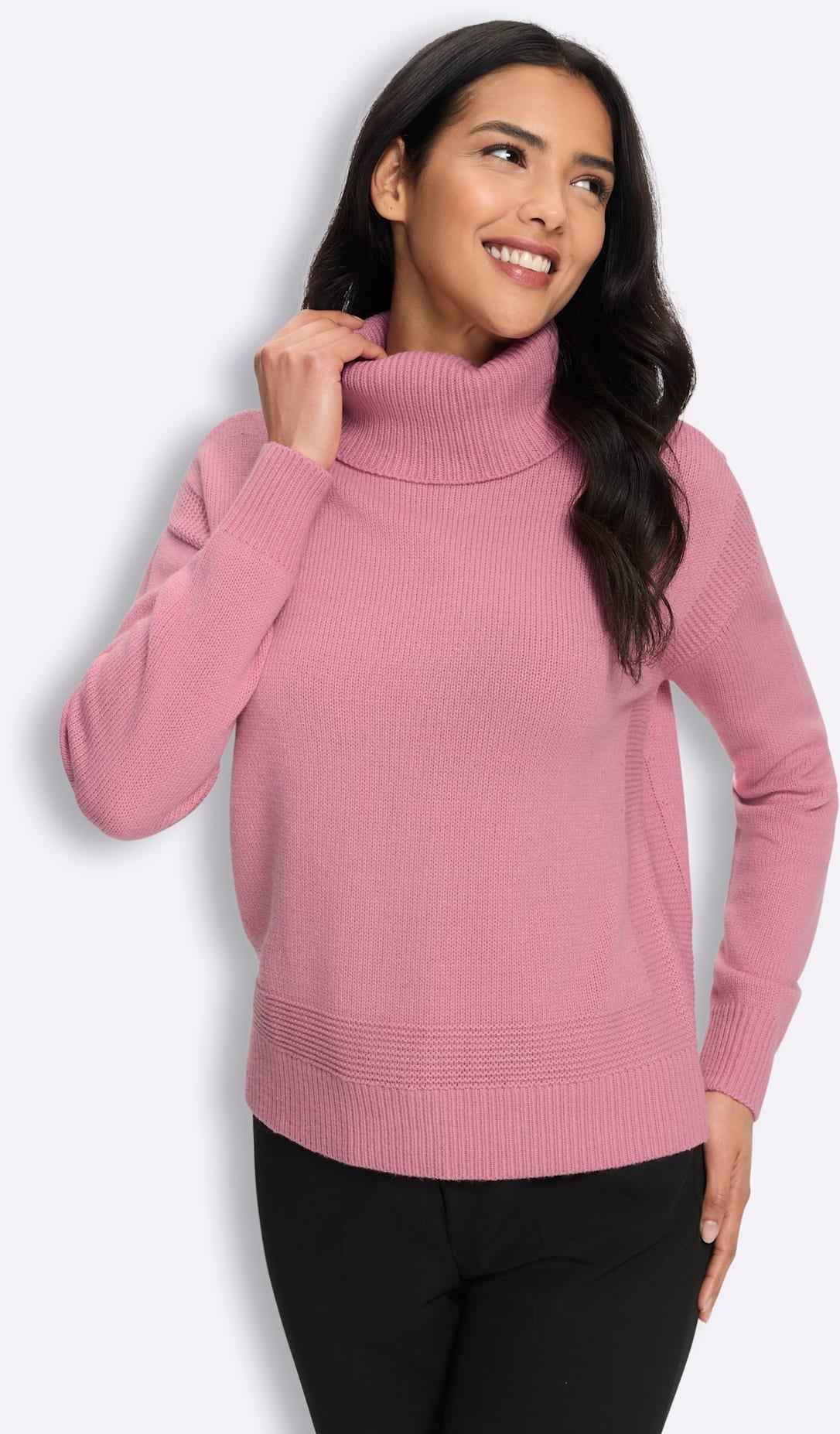 Classic Basics Pull à col roulé »Rollkragen-Pullover«