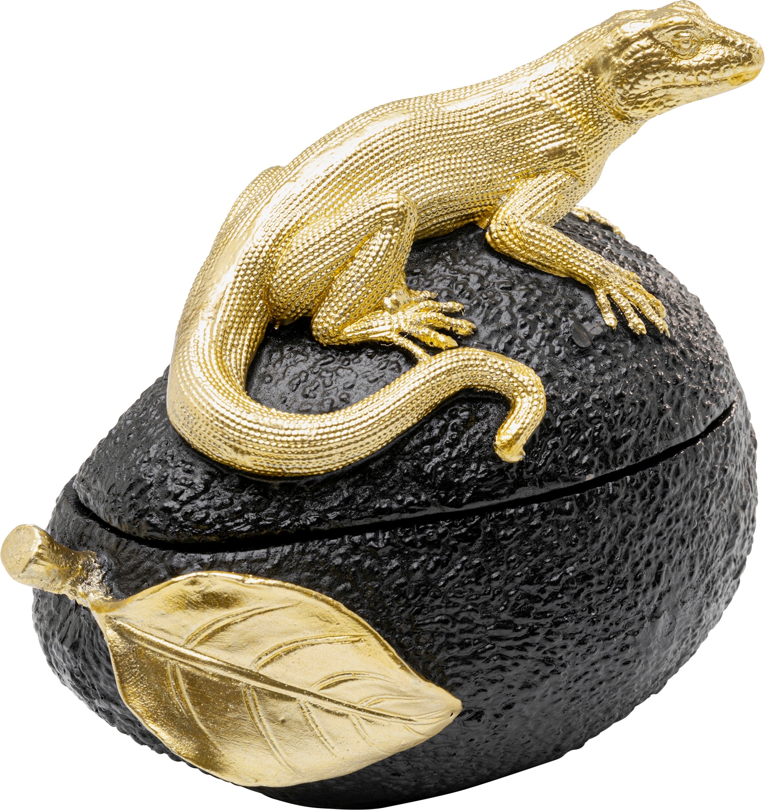 Kare Design Dose »Dekodose Avocado Lizard 15cm« ideal für Schmuck, Schlüssel, Kleingeld, Haargummis u.a. Kleinteile