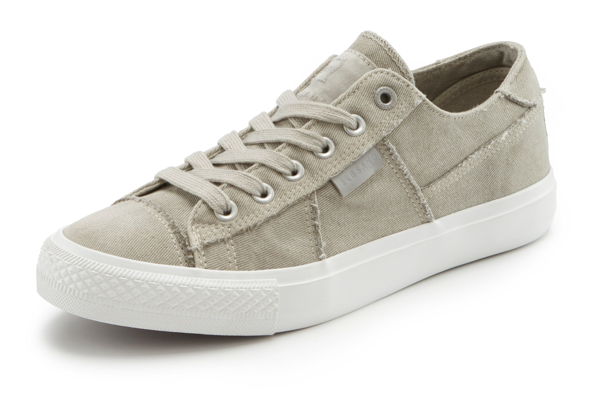 Elbsand Sneakers »Schnürschuh, Stoffschuhe, Textilschuhe, Turnschuh, Freizeitschuh«  Schnürhalbschuh aus Textil in modernem Used-Look VEGAN