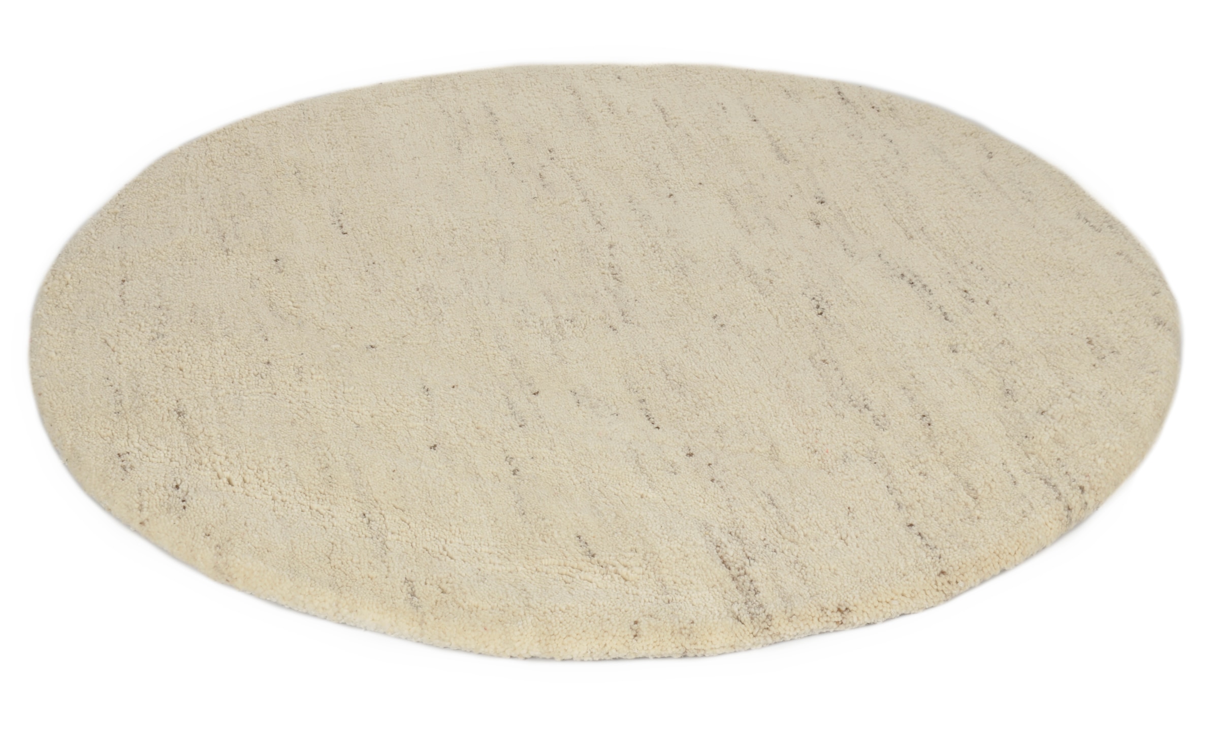 THEKO Wollteppich »Taza Royal« rund 24 mm Höhe echter Berber Teppich aus Marokko, reine Schurwolle, handgeknüpft