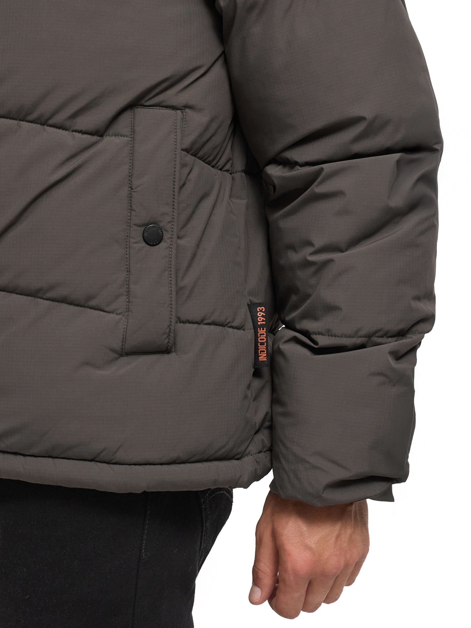 Indicode Steppjacke »INLaurill« mit Kapuze Kunstfaser, regular fit