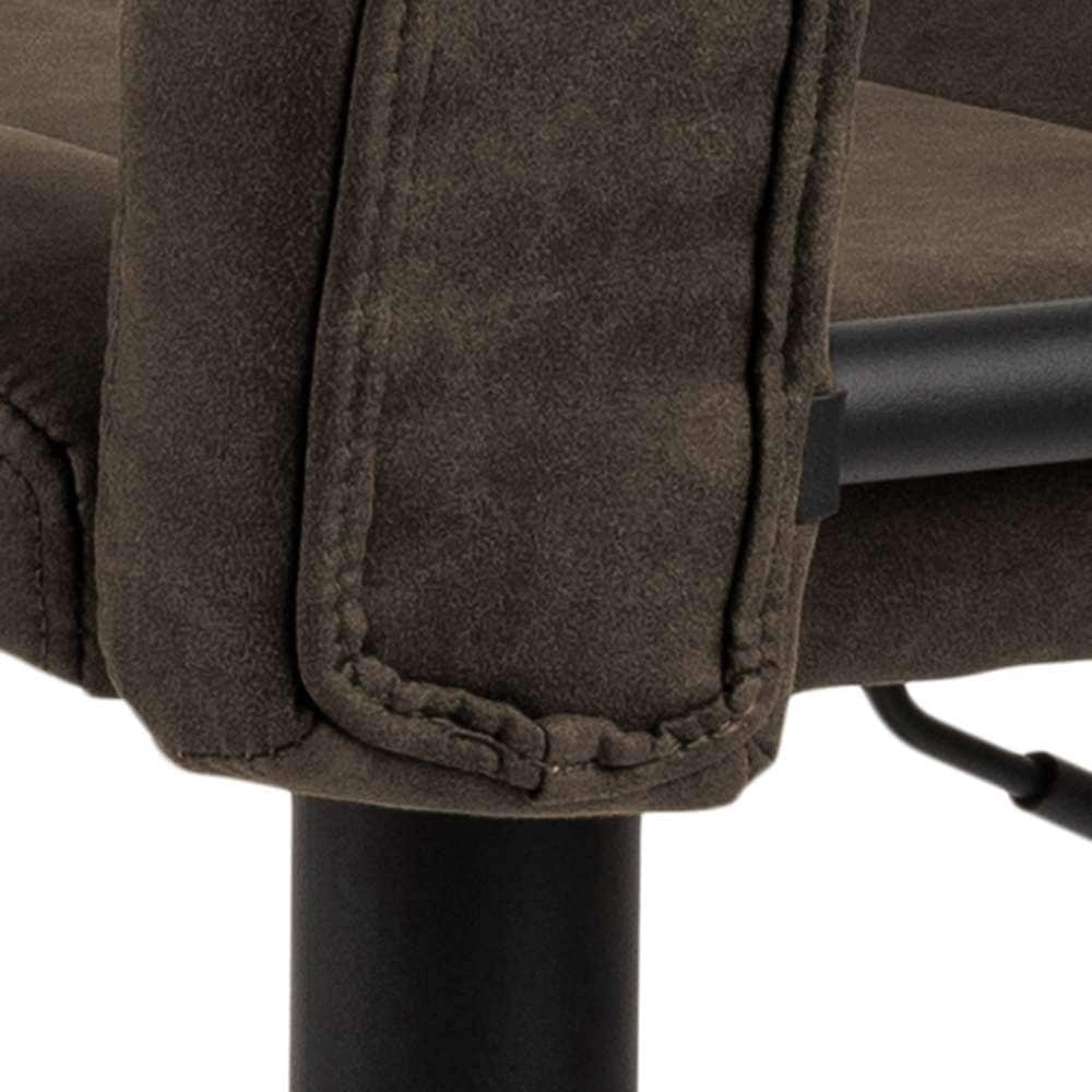 ACTONA GROUP Tabouret de bar »Sylvia Barstuhl, Höhenverstellbar,« pied trompette, vérin à gaz, pivotant, coutures verticales, lot de 2