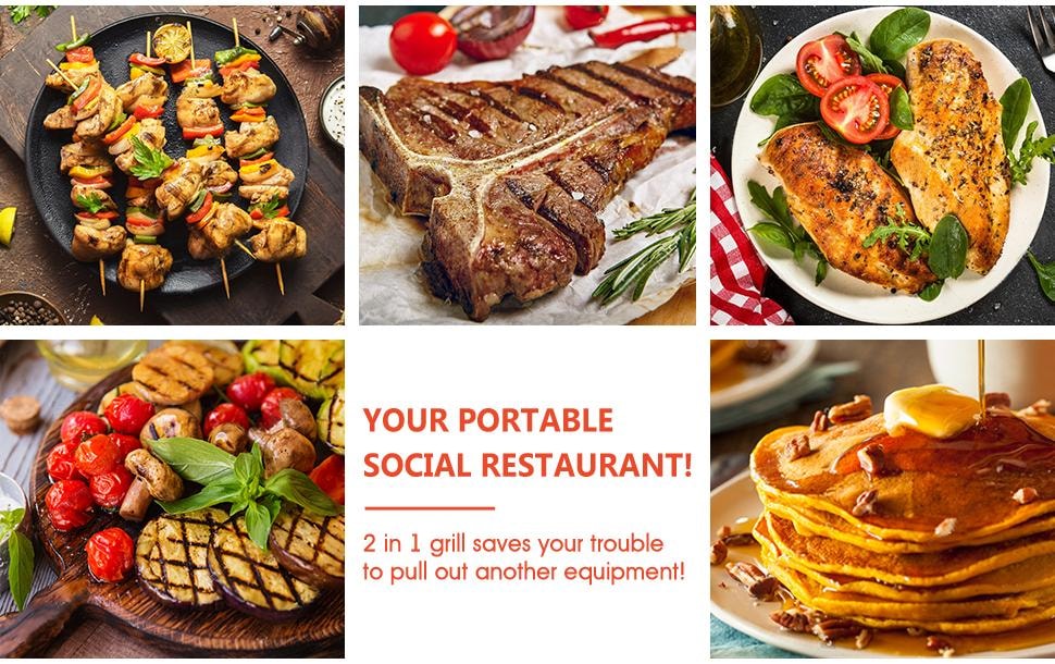 ohmex Raclette »OHM-RCL-2946 8 Personen« 1.800 W