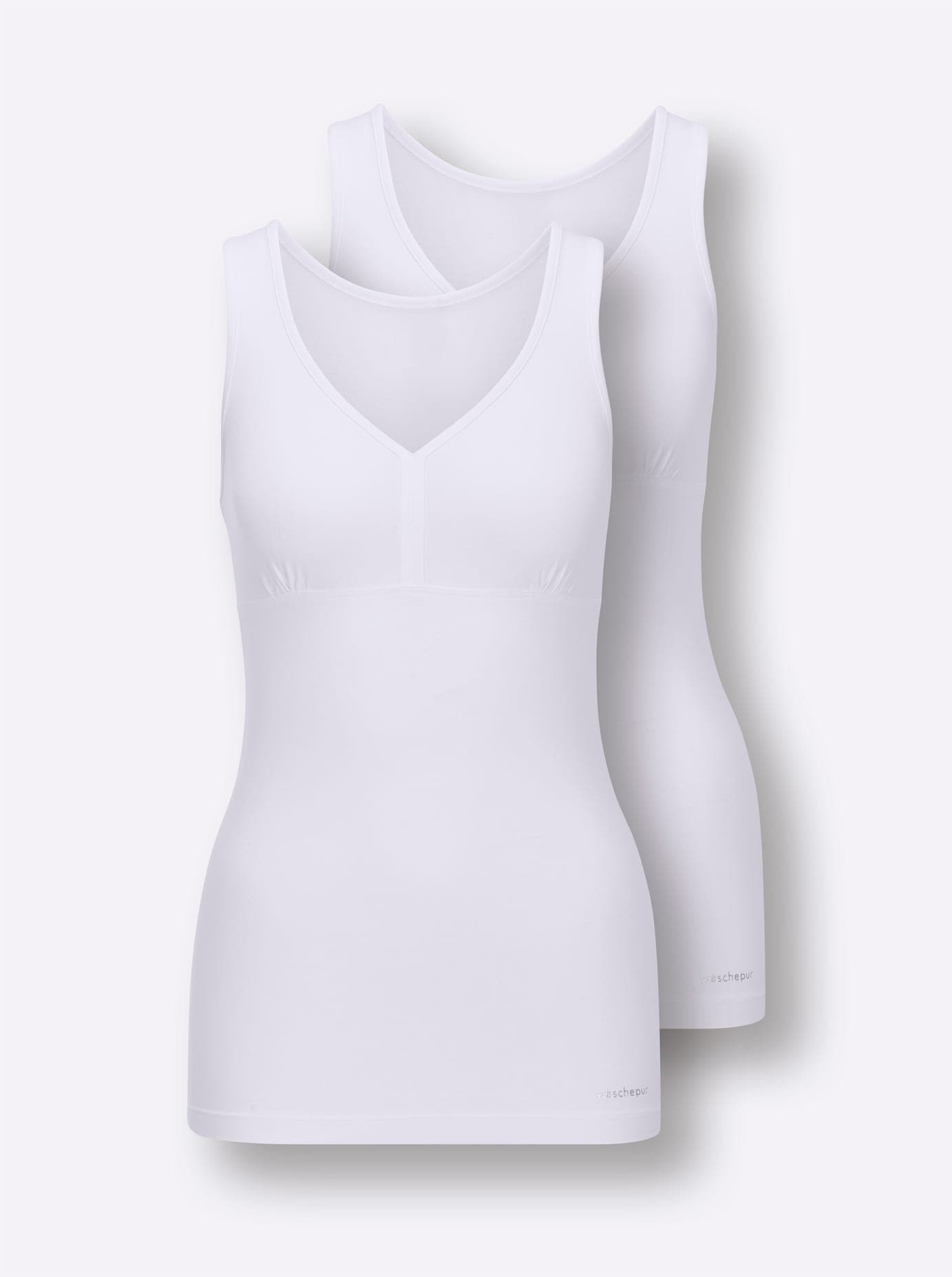 wäschepur BH-Hemd 2-Stück-Packung, 2 tlg.