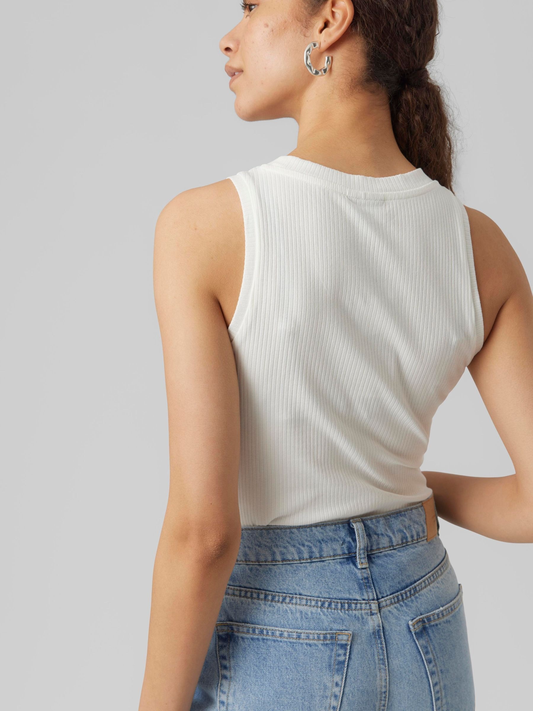 Vero Moda Débardeur »VMLAVENDER SL TOP VMA JRS NOOS« mit Rundhalsausschnitt