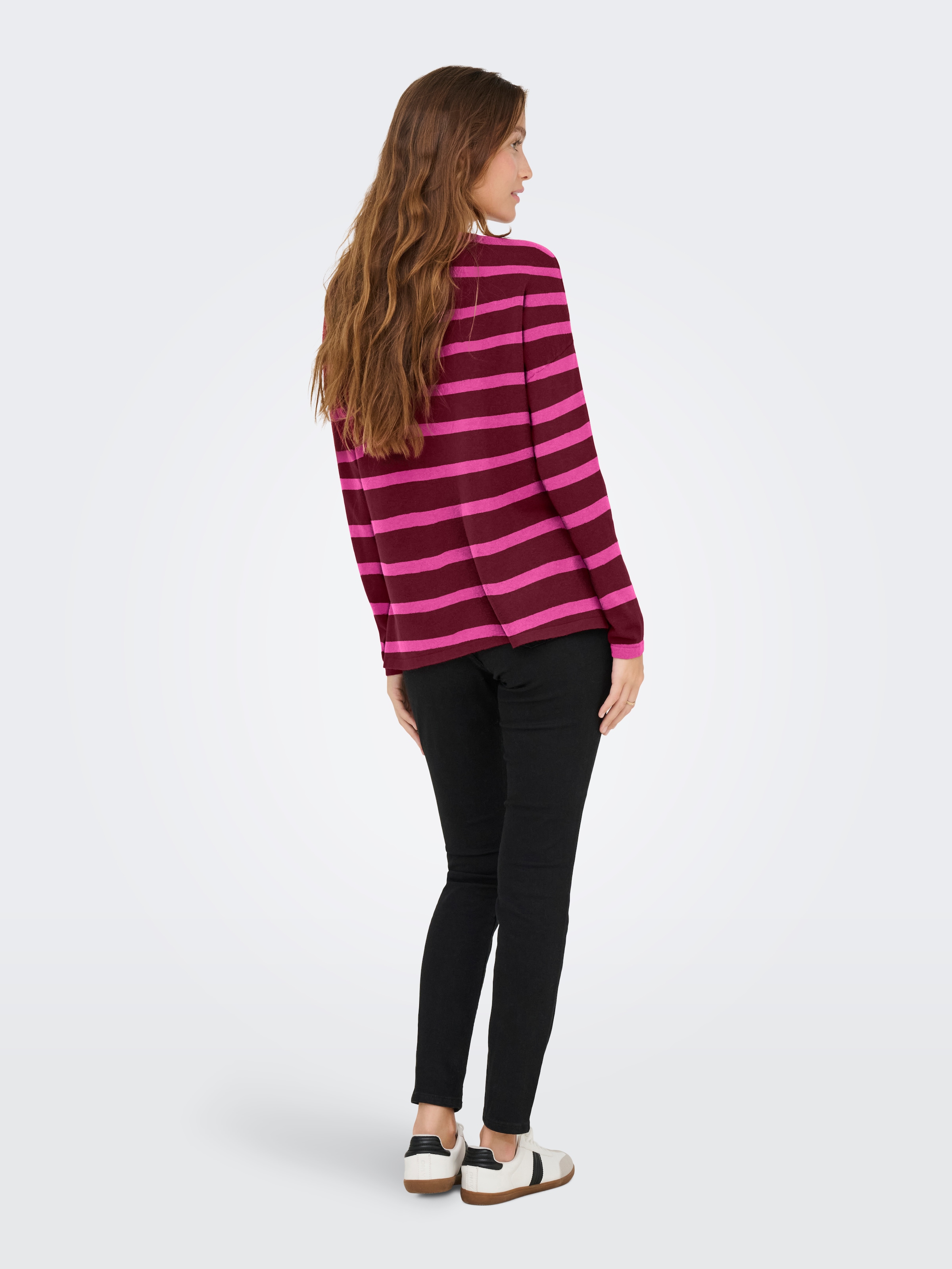 ONLY Strickpullover »ONLAMALIO LIFE LS V-NECK KNT«