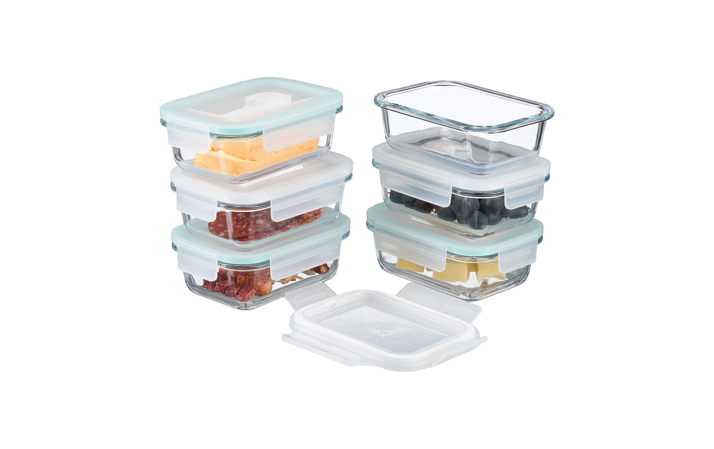 relaxdays Boîte à provisions »0.37 l« compatible lave-vaisselle