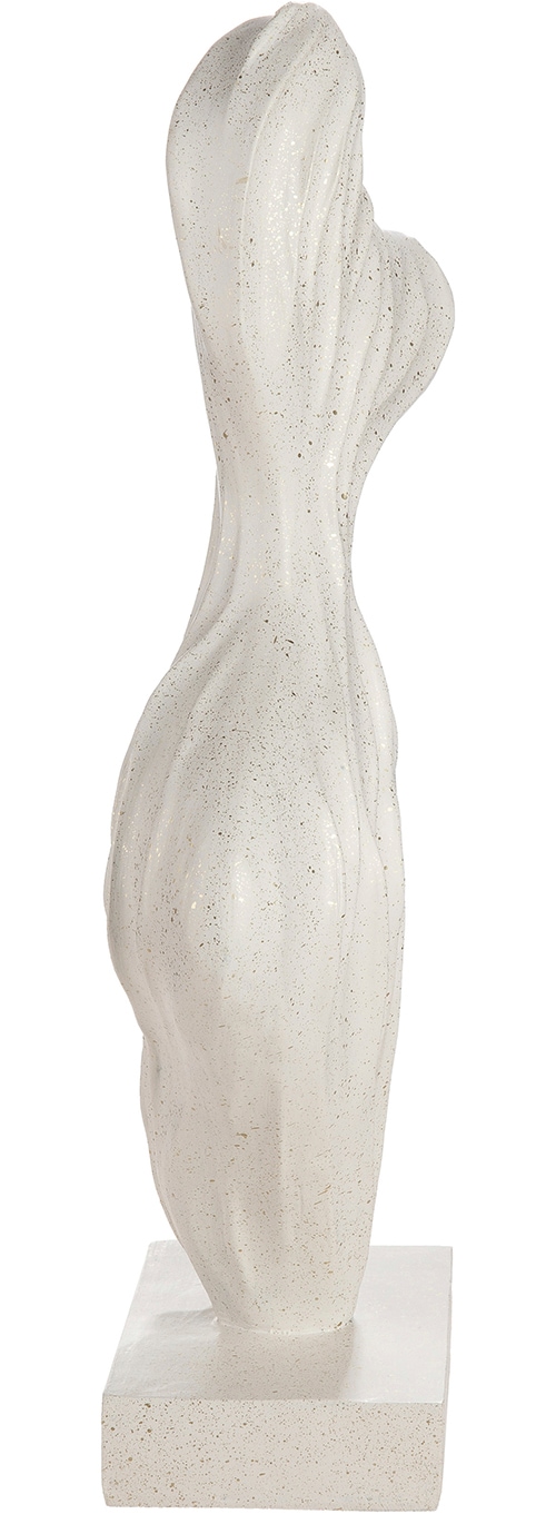 Casablanca by Gilde Skulptur »Skulptur Structo creme« Strukturskulptur abstrakte Deko modernes Kunstobjekt Designskulptur