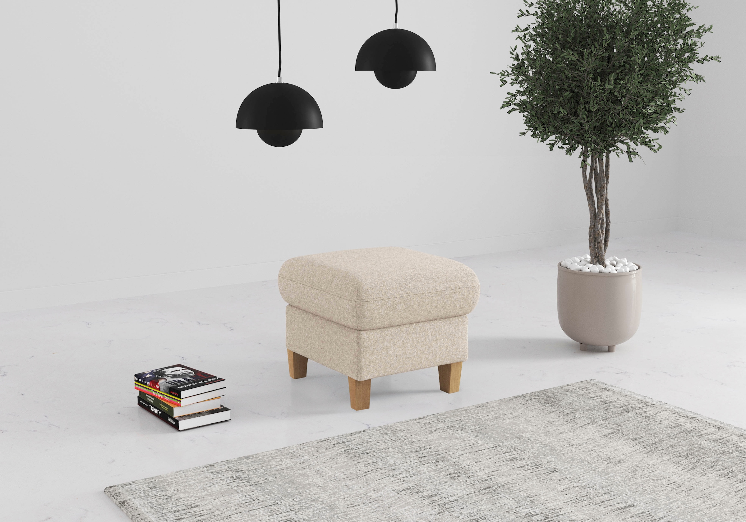 Home affaire Tabouret rembourré »Glendale« mit Stauraum