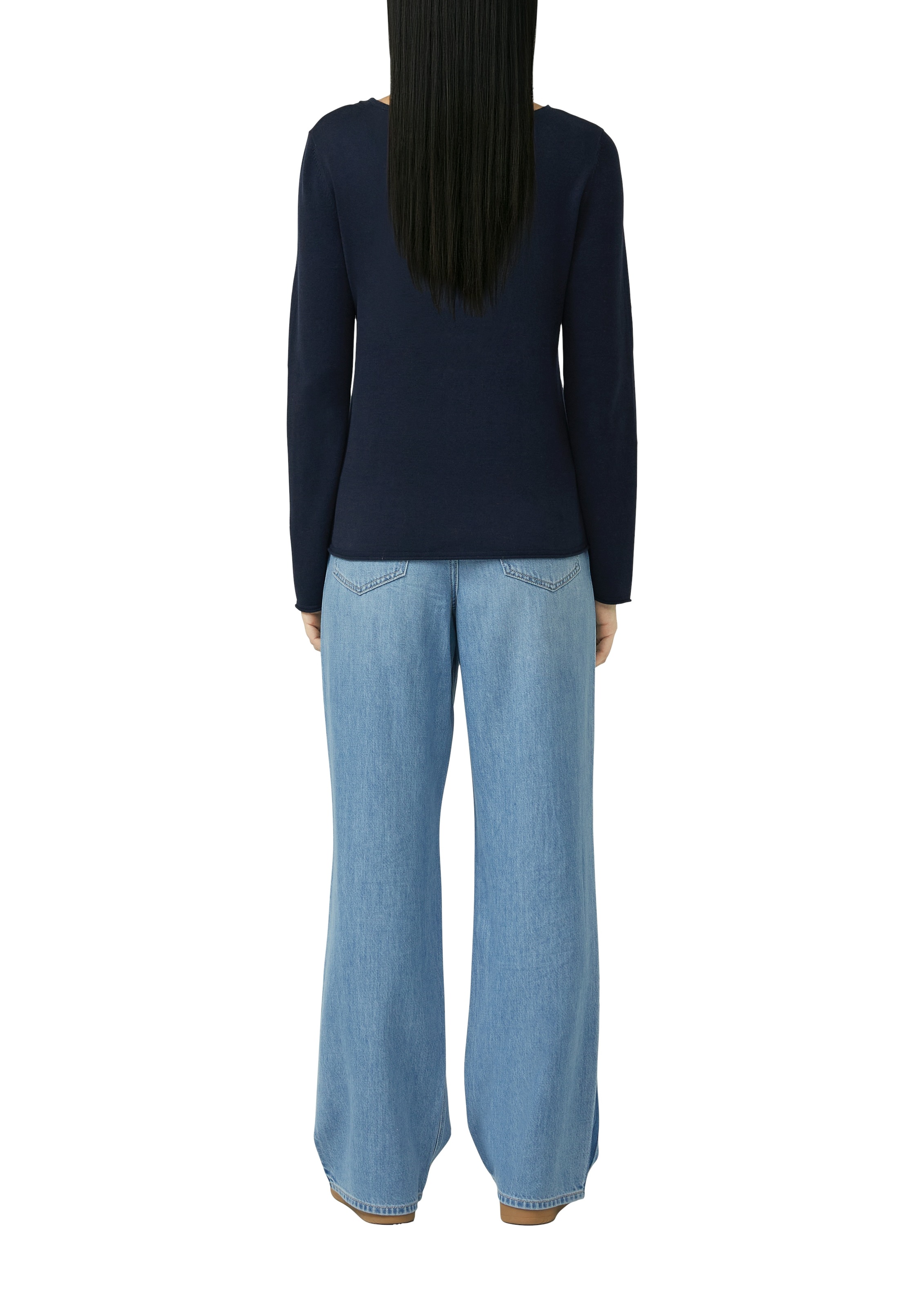 s.Oliver Pull en tricot mit U-Boot-Ausschnitt