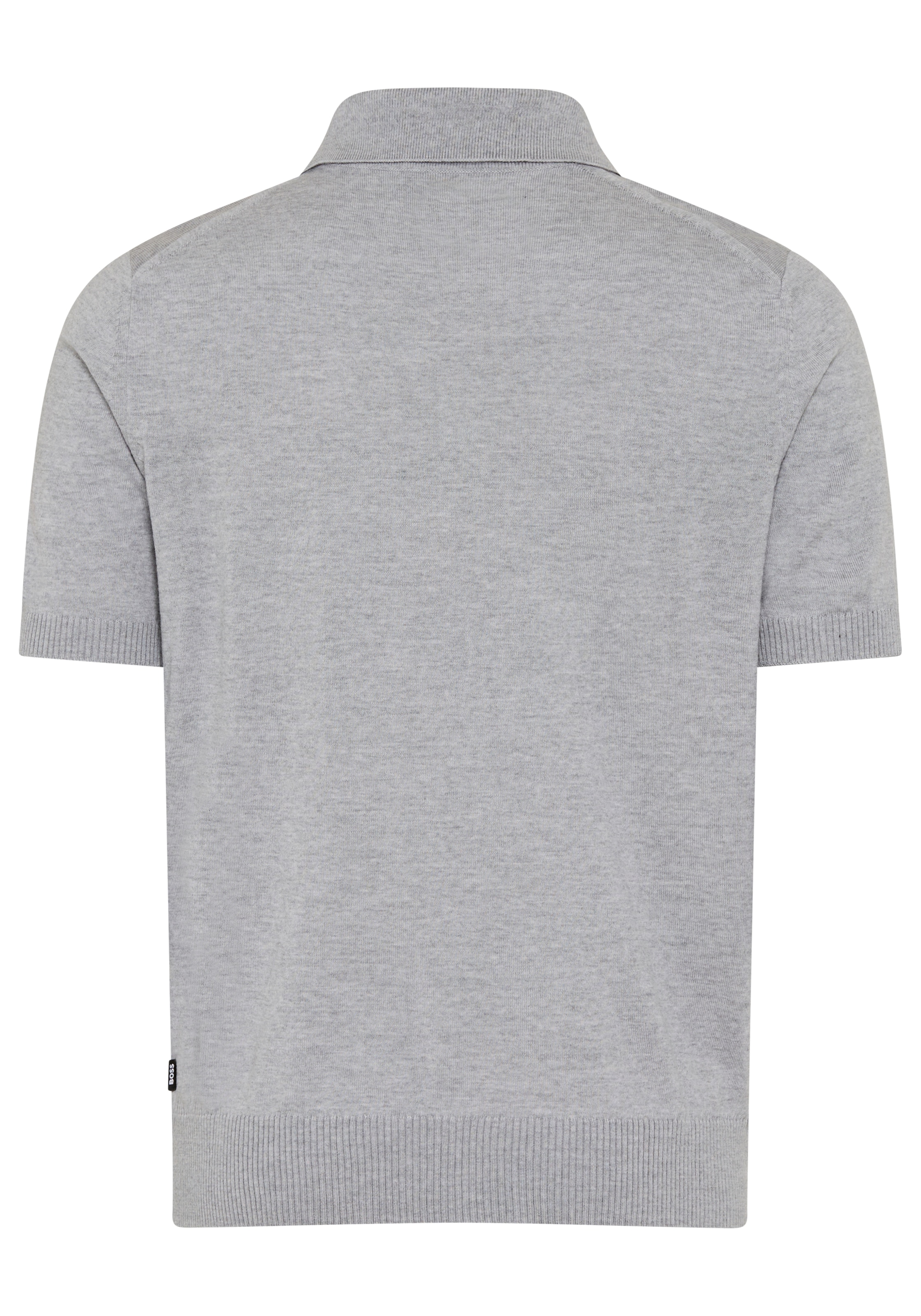 BOSS Pull à manches courtes »Nolano« aus Schurwolle, Polokragen
